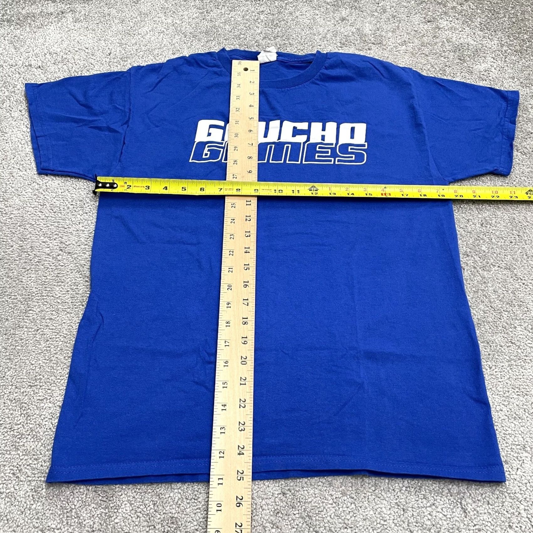 Hanes Hanes UCSB Gaucho Games Graphic T-Shirt Womens M Blue Crew Neck Cotton Tee Size M / US 6-8 / IT 42-44 - 6 Thumbnail