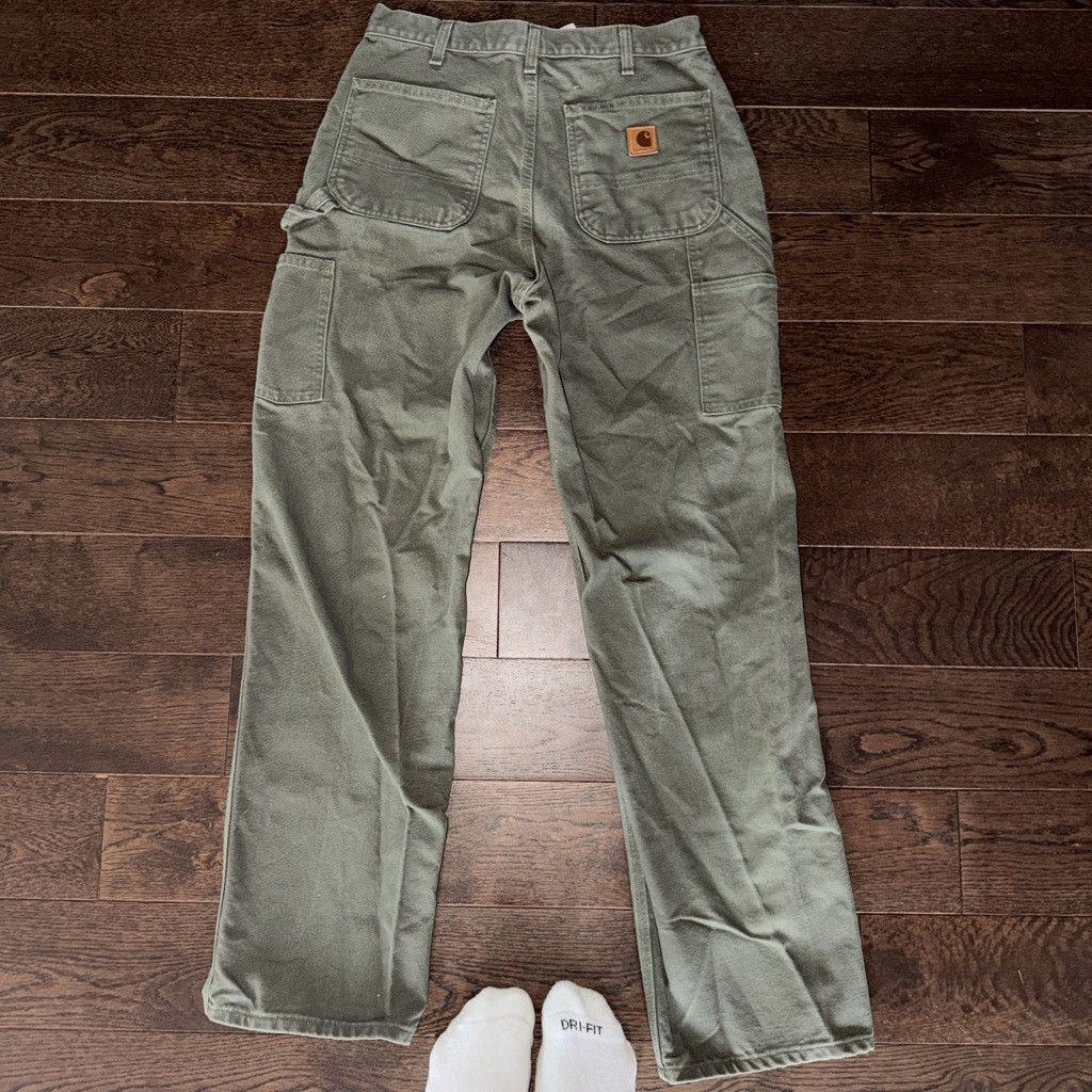 Carhartt Carhartt Carpenter Pants — Faded Olive Green Size US 32 / EU 48 - 3 Thumbnail