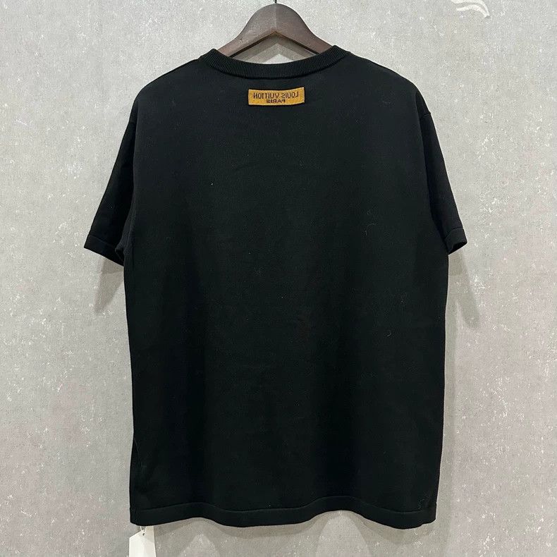 Louis Vuitton LOUIS VUITTON Phantom letter logo black knitted short sleev Size US S / EU 44-46 / 1 - 2 Thumbnail