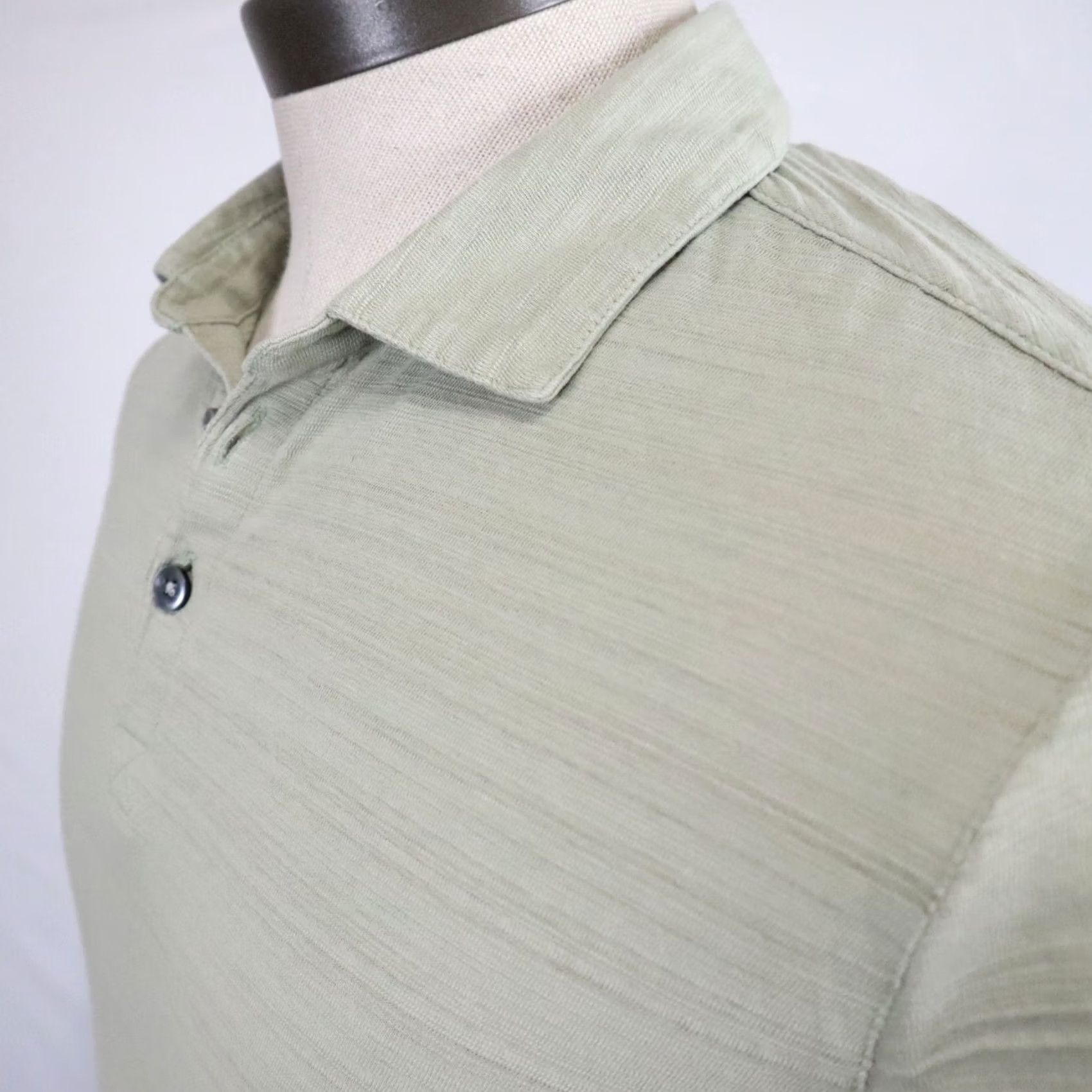 Vintage Robert Barakett Polo Shirt Mens Small Casual Knit Cotton Sage Green Short Sleeve Size US S / EU 44-46 / 1 - 2 Thumbnail