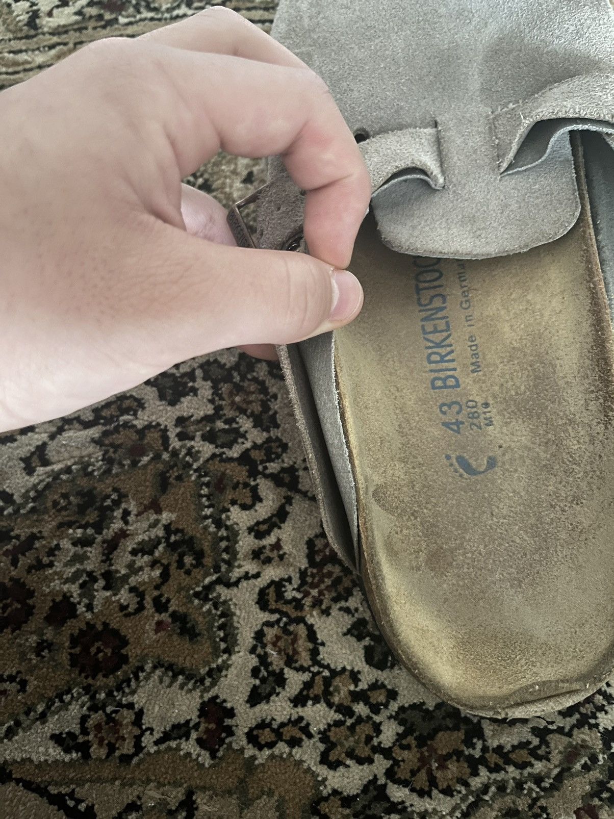 Birkenstock × Vintage Birkenstock Boston Soft Footbed Size US 8 / EU 41 - 6 Thumbnail