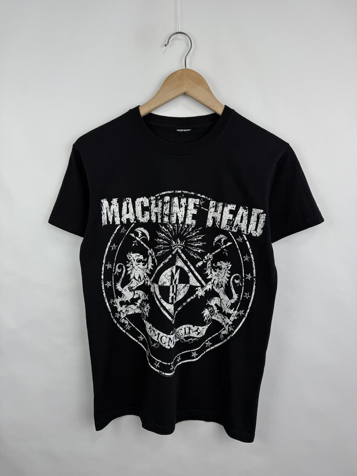 Band Tees 🇺🇸 Vintage Machine Head 2012 Thrash Metal Metalcore T-Shirt Size US S / EU 44-46 / 1 - 2 Thumbnail