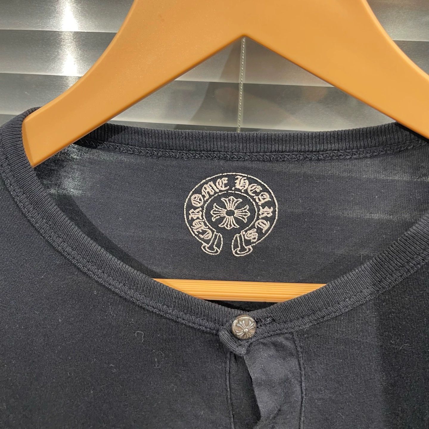 Chrome Hearts Chrome Hearts Black 3 Silver Cross Buckle LS Tee M Size M / US 6-8 / IT 42-44 - 3 Thumbnail