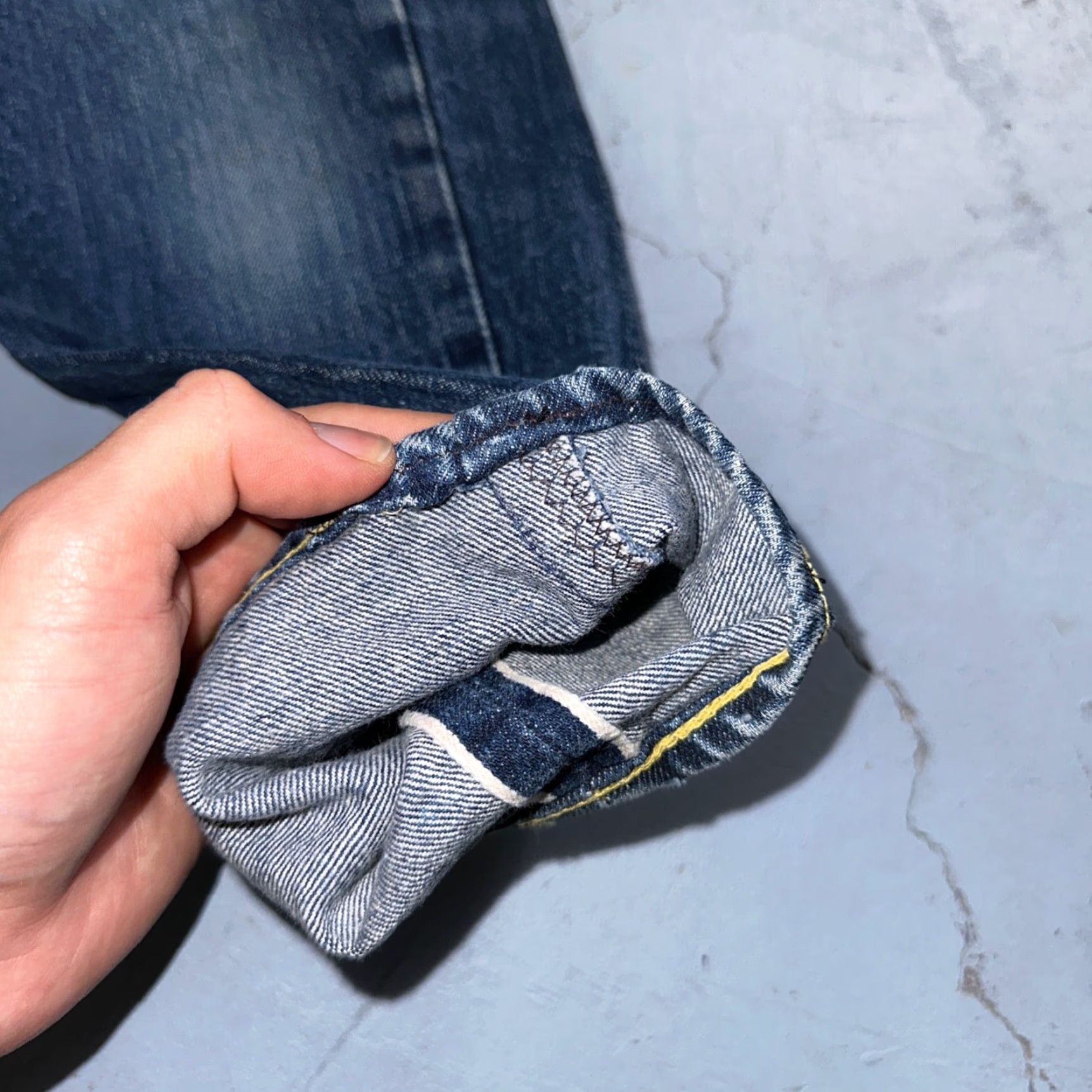 Levi's VINTAGE Levi's 501 XX Jeans Men 27 X26 Blue Denim Cotton Button Fly USA 60s 70s 60s Straight Slim Fit Size US 27 - 5 Thumbnail