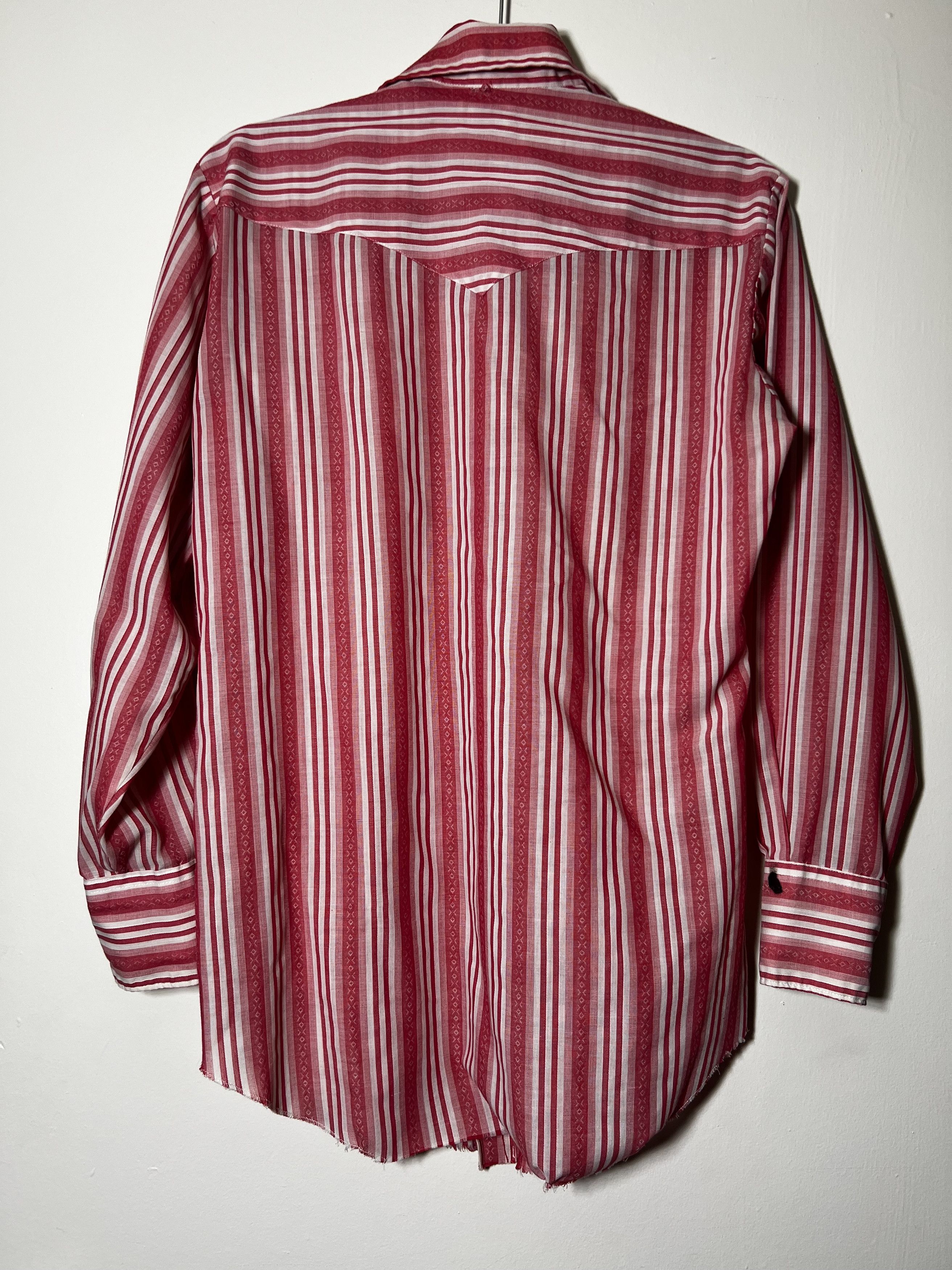Vintage Vintage 1970's H Bar C California Ranchwear Red Button Up Size US S / EU 44-46 / 1 - 6 Thumbnail