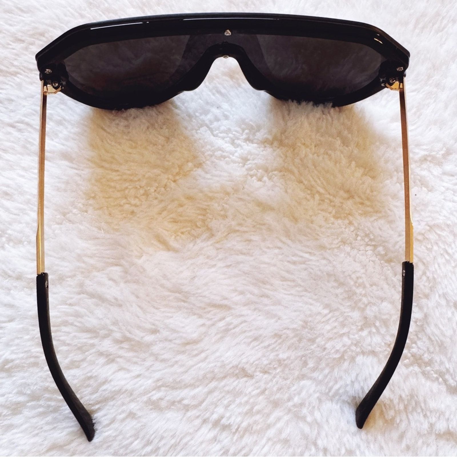 Other Clarissa Black Oversized Sunglasses Size ONE SIZE - 9 Thumbnail