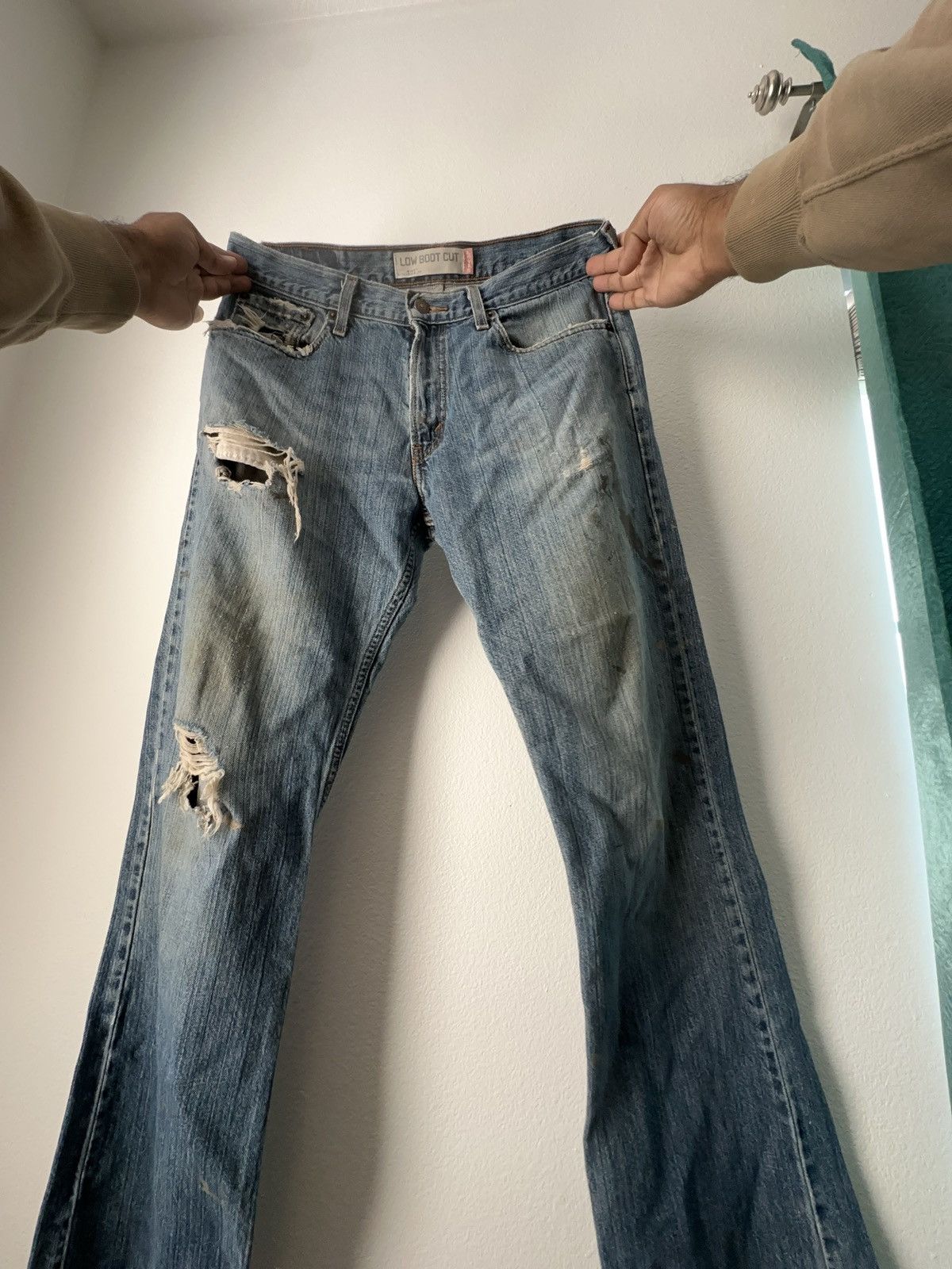 Levi's Vintage Clothing Low boot cut Levi’s Denim Size US 34 / EU 50 - 8 Thumbnail