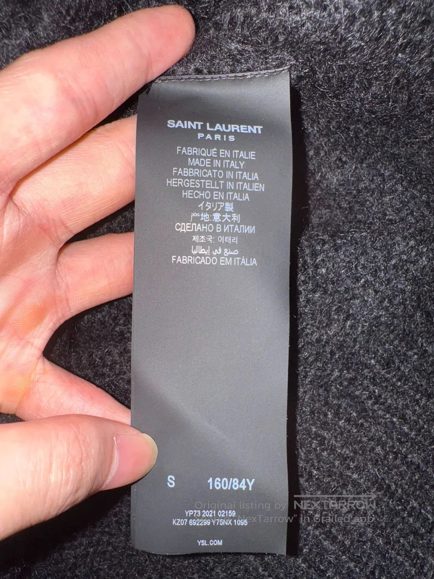 Saint Laurent Paris Saint Laurent Paris Mohair Sweater. Size S / US 4 / IT 40 - 7 Thumbnail