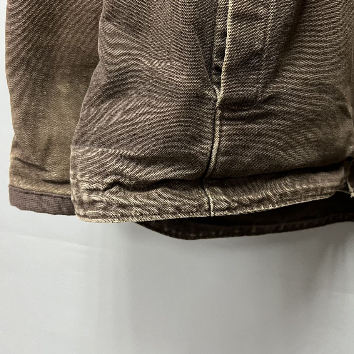 Carhartt Carhartt Sandstone Barlett Jacket Vintage Sherpa Brown faded Size US XL / EU 56 / 4 - 14 Thumbnail