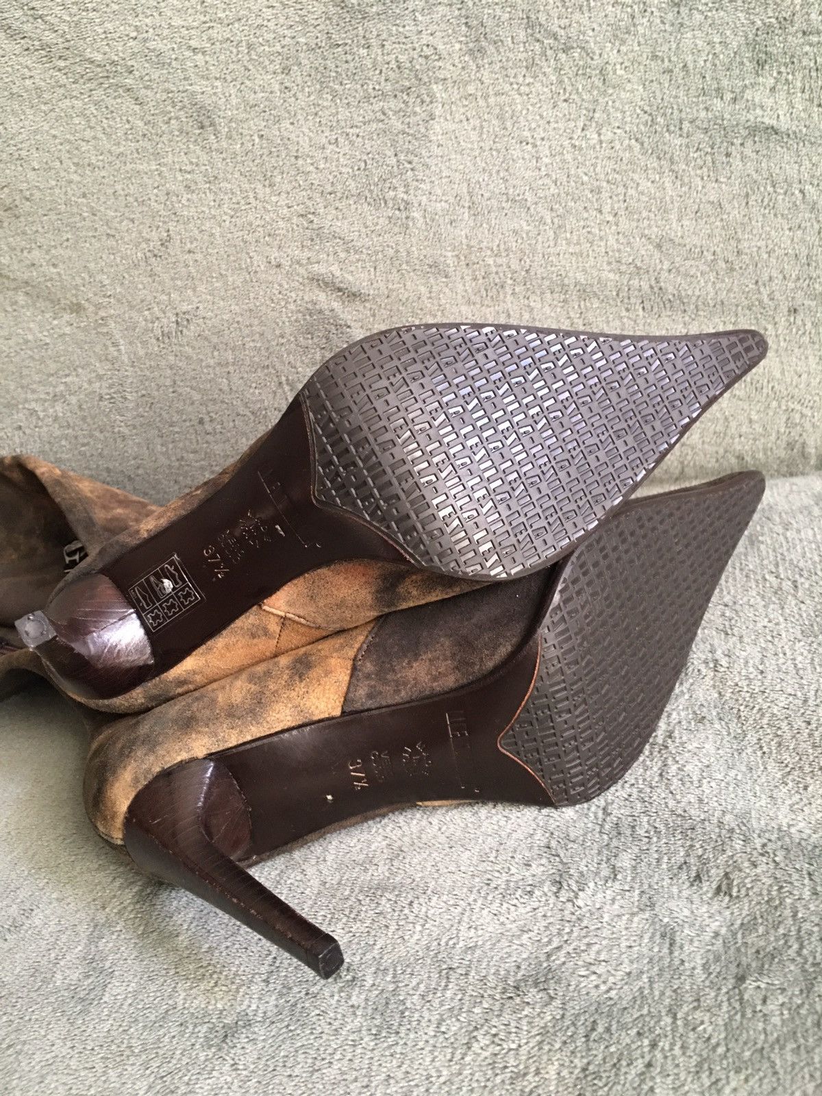 Le Silla Le Silla Leather Cognac Designer Boots EU 37.5 Size US 7.5 / IT 37.5 - 10 Thumbnail