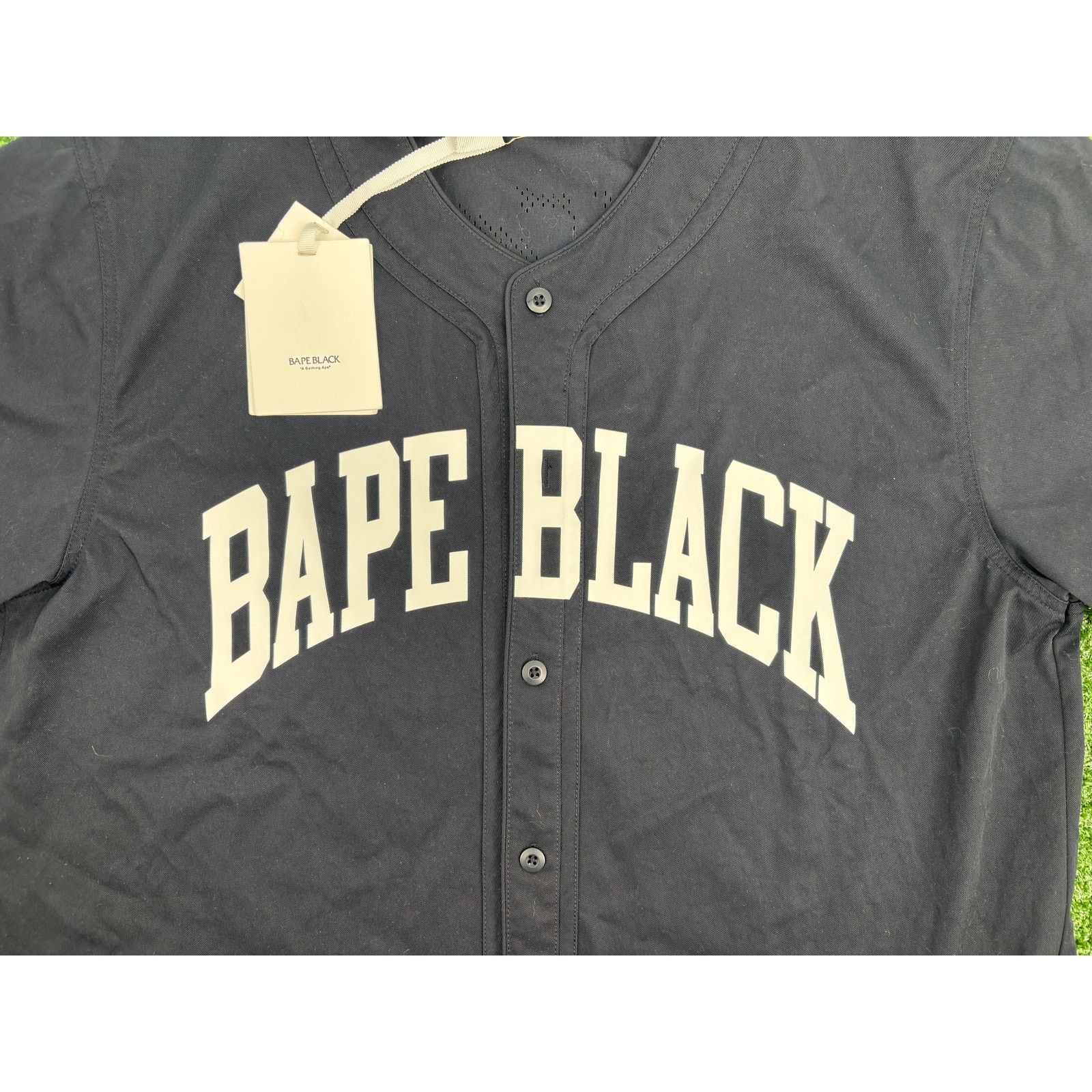Bape BAPE Black Japan Navy Baseball Jersey Size Large Size US L / EU 52-54 / 3 - 3 Thumbnail