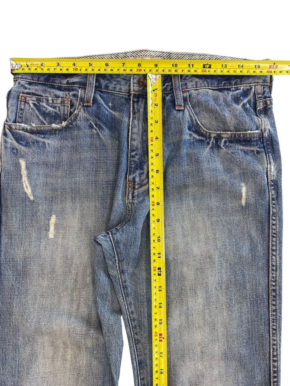 Global Work Global Work Faded Wash Style Straight Leg Jeans Size US 32 / EU 48 - 6 Thumbnail