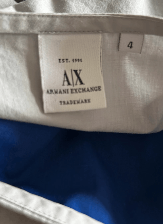 Armani Exchange Armani Skirt Sport Midi Nylon 90s 2000s Zip EX0154 Size 27" / US 4 / IT 40 - 3 Thumbnail