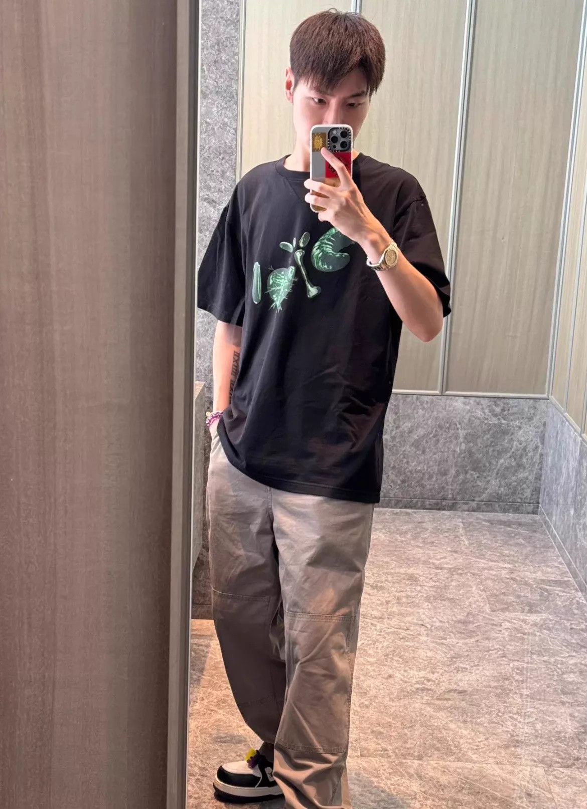 Dior Dior x Travis Scott Black Short Sleeve T-Shirt L Size US L / EU 52-54 / 3 - 7 Thumbnail