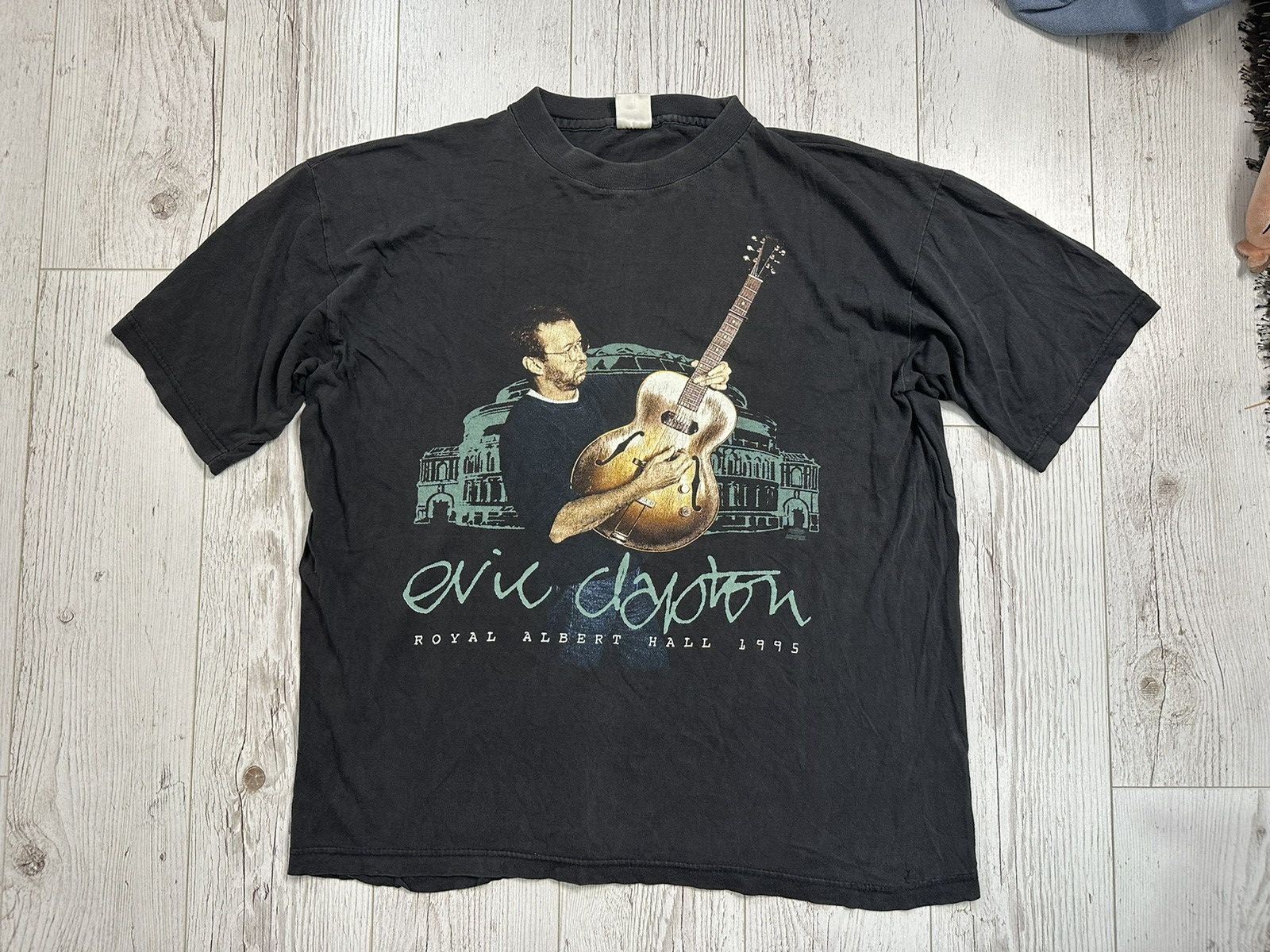 Band Tees × Vintage Eric Clapton Royal albert Hall 1995 singe stitch t-shirt Size US XL / EU 56 / 4 - 4 Thumbnail