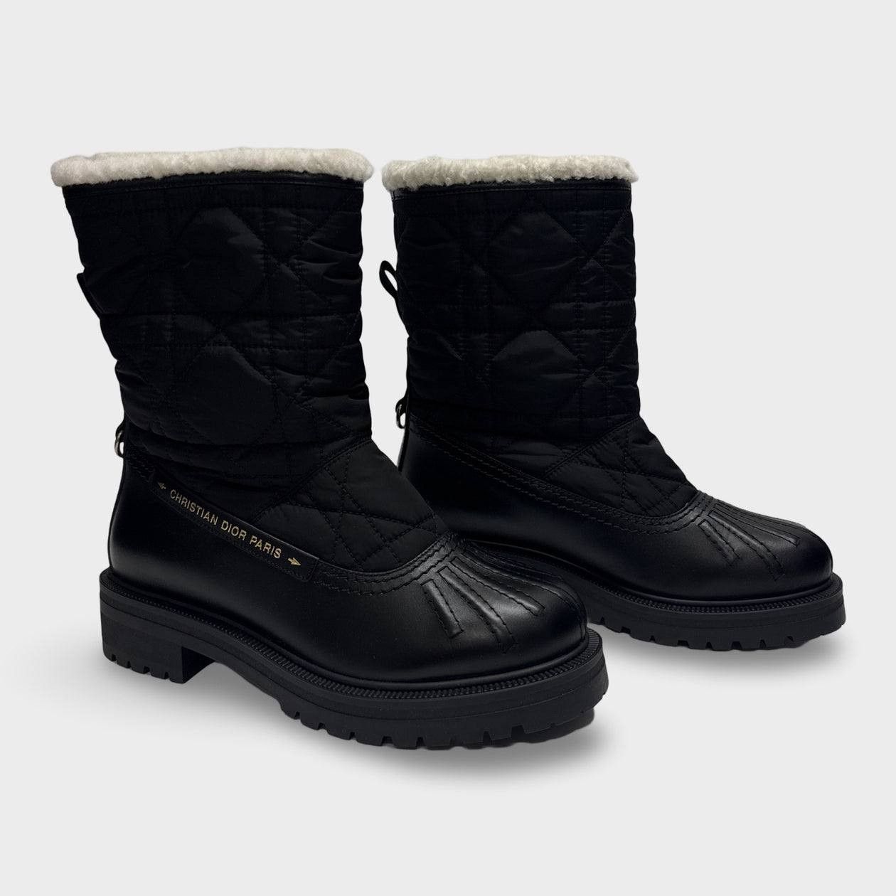 Dior Christian Dior Ankle Black Boots Size US 8 / IT 38 - 1 Thumbnail