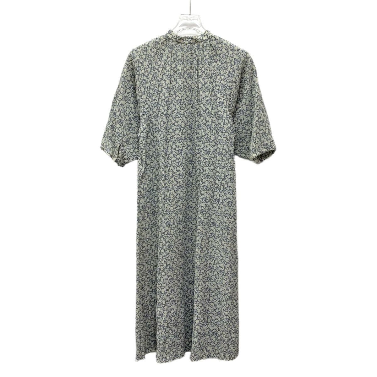 Celine Celine All-over Floral Print Silk Short Sleeve Dress K26WX Size XXS / US 00 / IT 34 - 2 Thumbnail