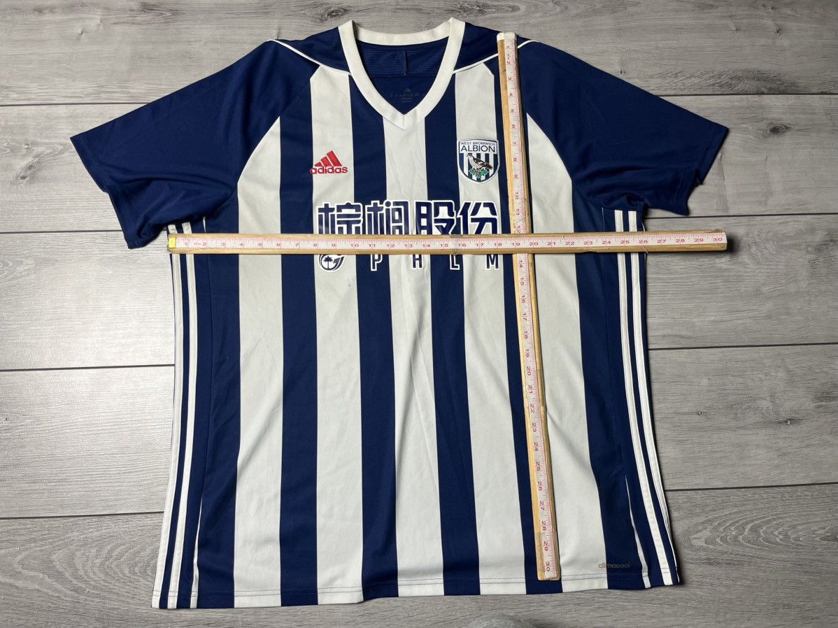 Adidas WEST BROMWICH ALBION 2017/18 HOME FOOTBALL SHIRT ROBSON-KANU Size US XXL / EU 58 / 5 - 9 Thumbnail