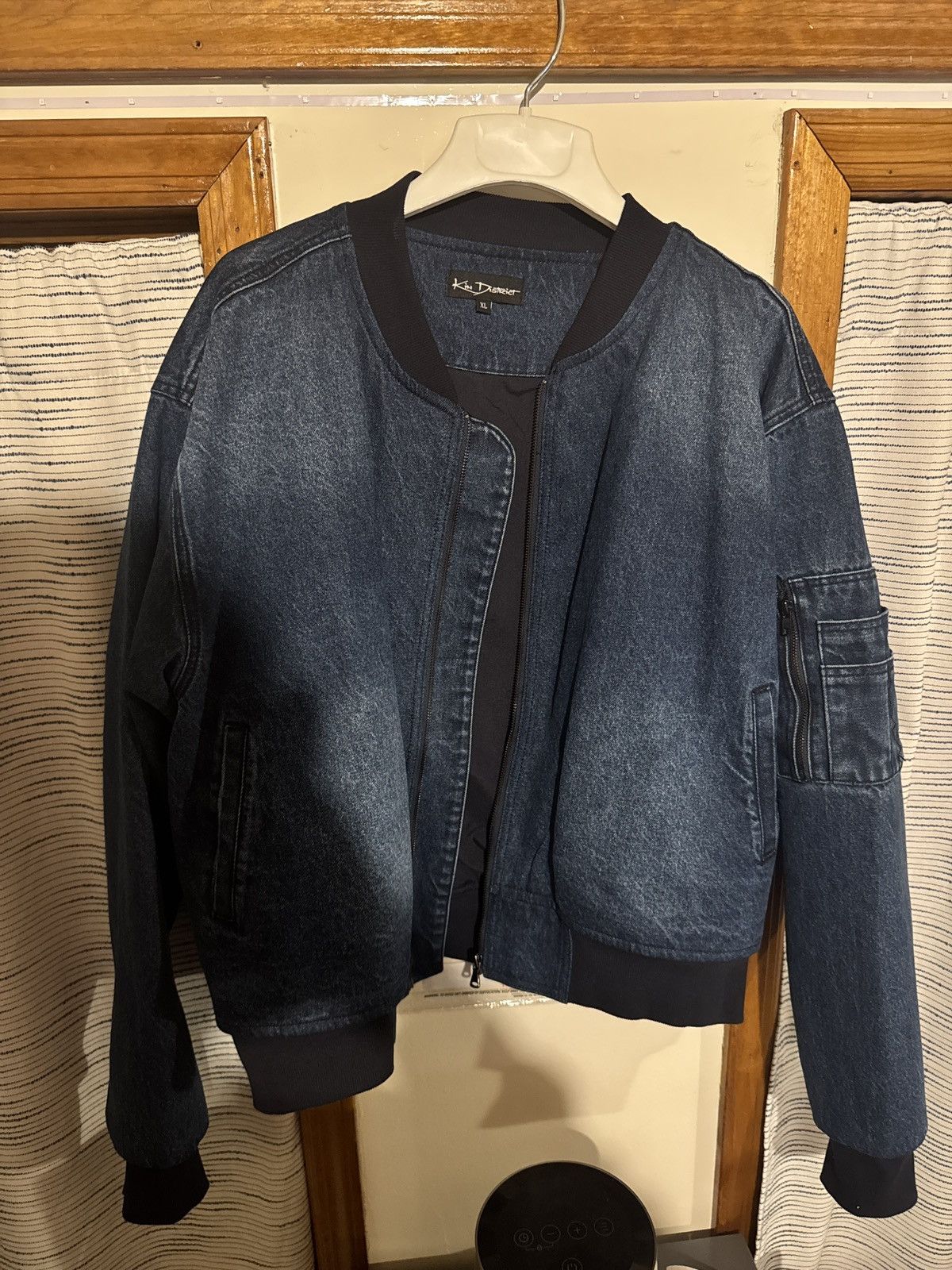 Other Kin District Navy Blue Bomber Jacket Size US XL / EU 56 / 4 - 1 Thumbnail