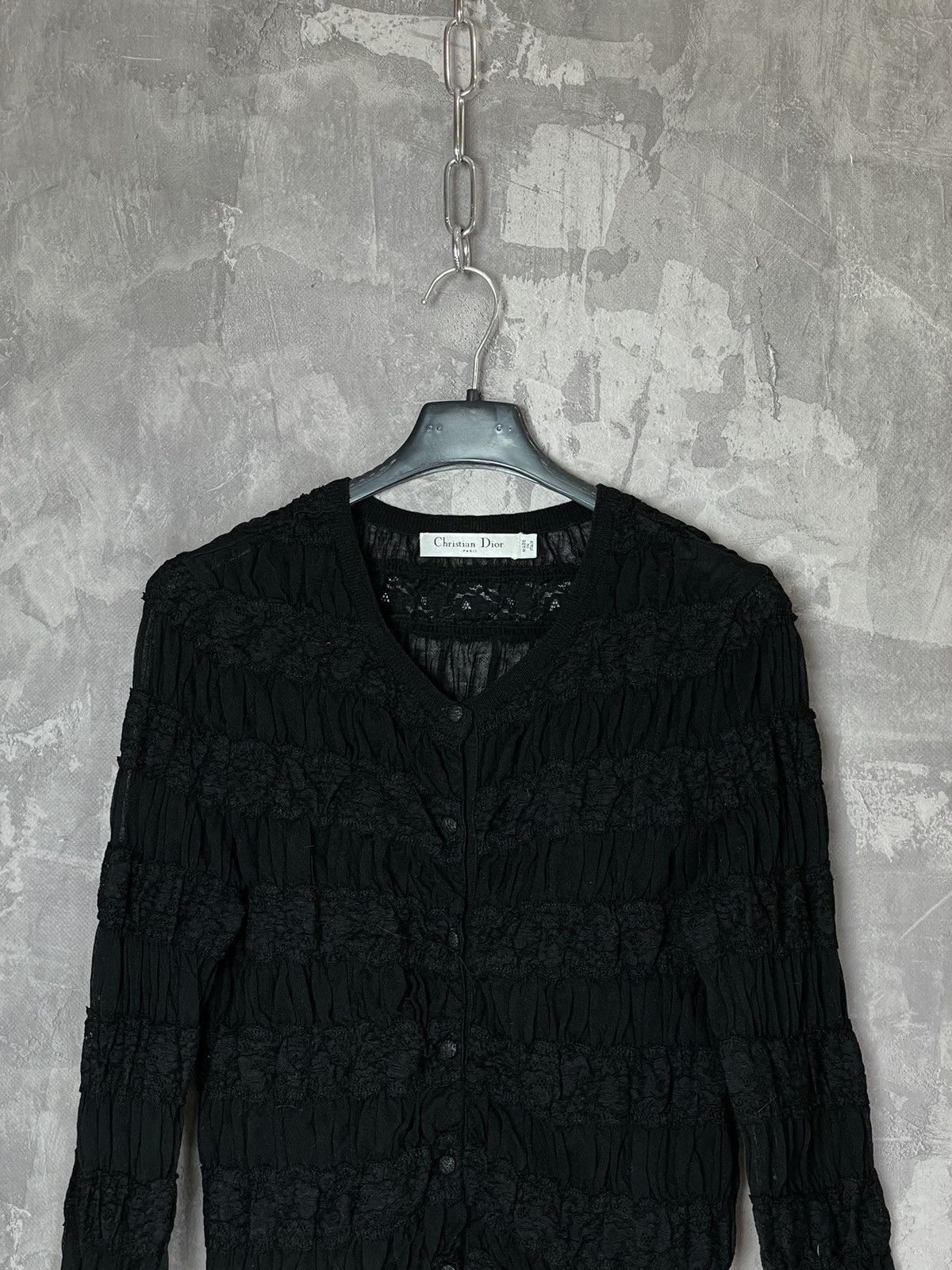Christian Dior Monsieur Avant Garde Archival Christian Dior Luxury Mesh Long Sleeve Size M / US 6-8 / IT 42-44 - 2 Thumbnail