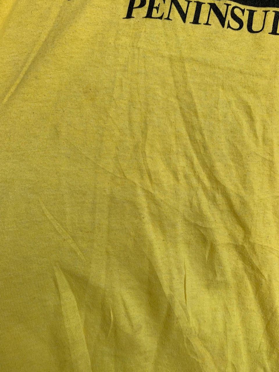 Vintage Vintage 1987 Peninsula Metric Century TWC Yellow T-Shirt Size US M / EU 48-50 / 2 - 12 Thumbnail