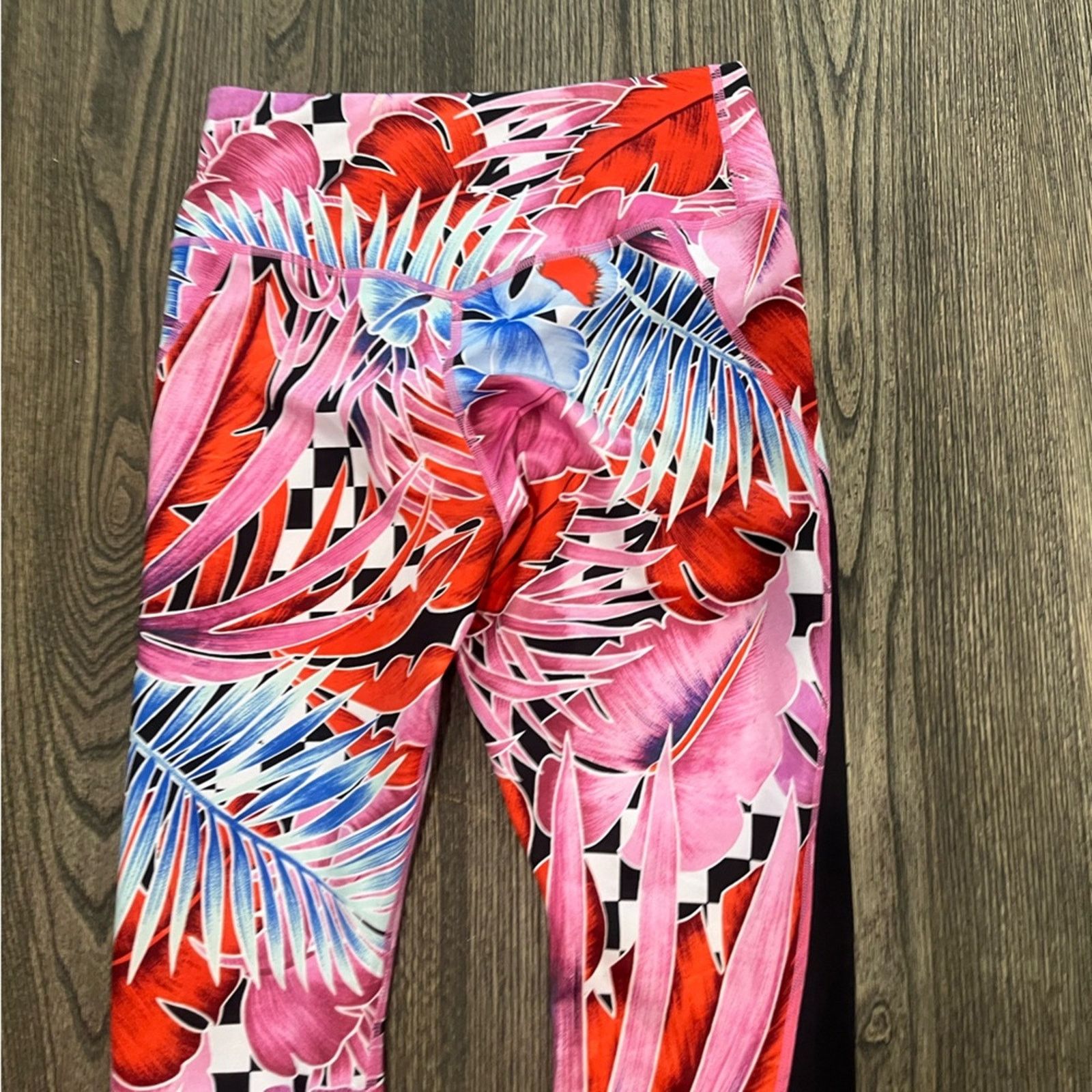 Nike Nike Tights Training 7/8 Crop Dri Fit Workout Tropical M Size 30" / US 8 / IT 44 - 5 Thumbnail