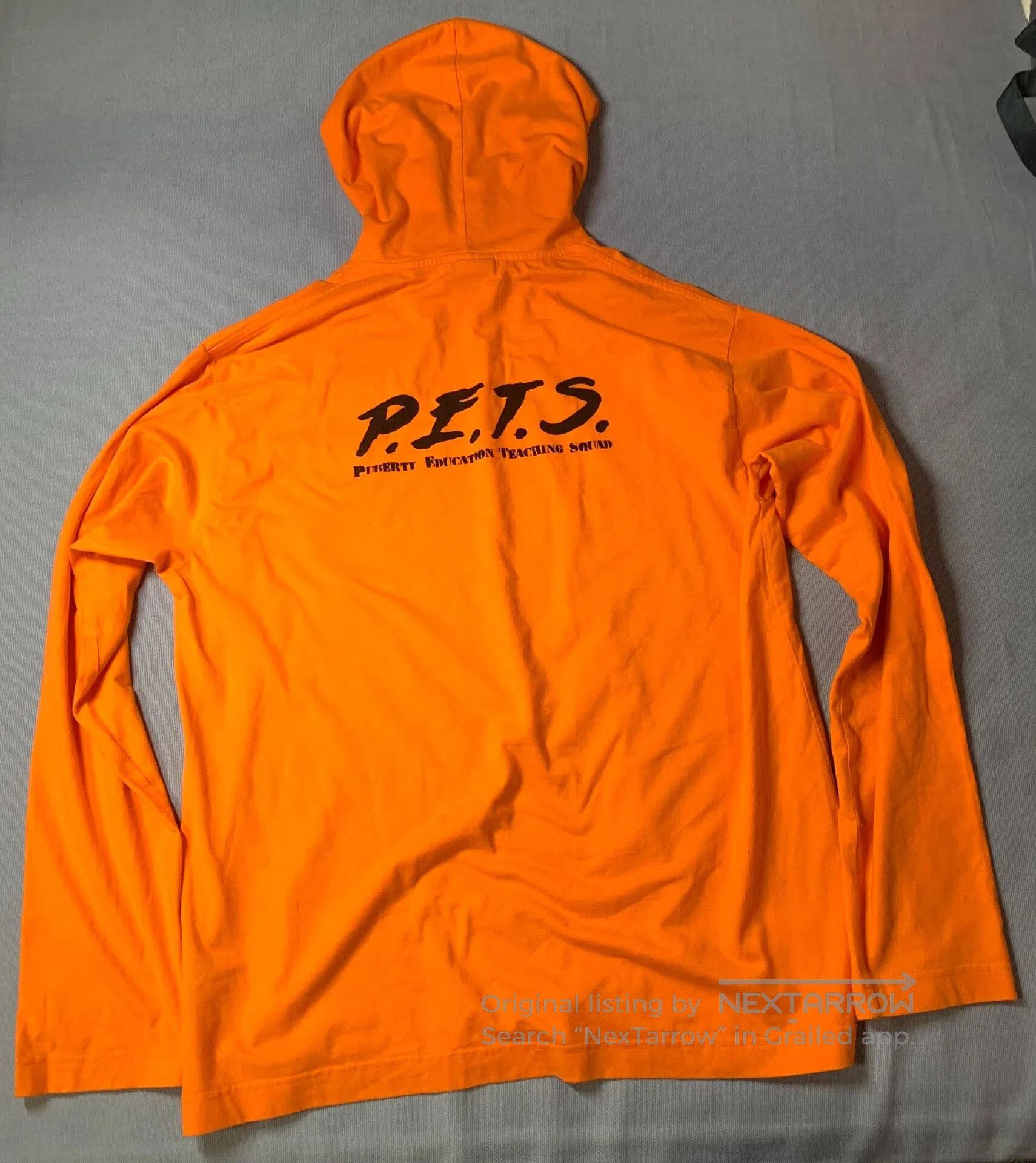 Vetements Vetements P.E.T.S 18SS Orange Hoodie. Size US XS / EU 42 / 0 - 3 Thumbnail