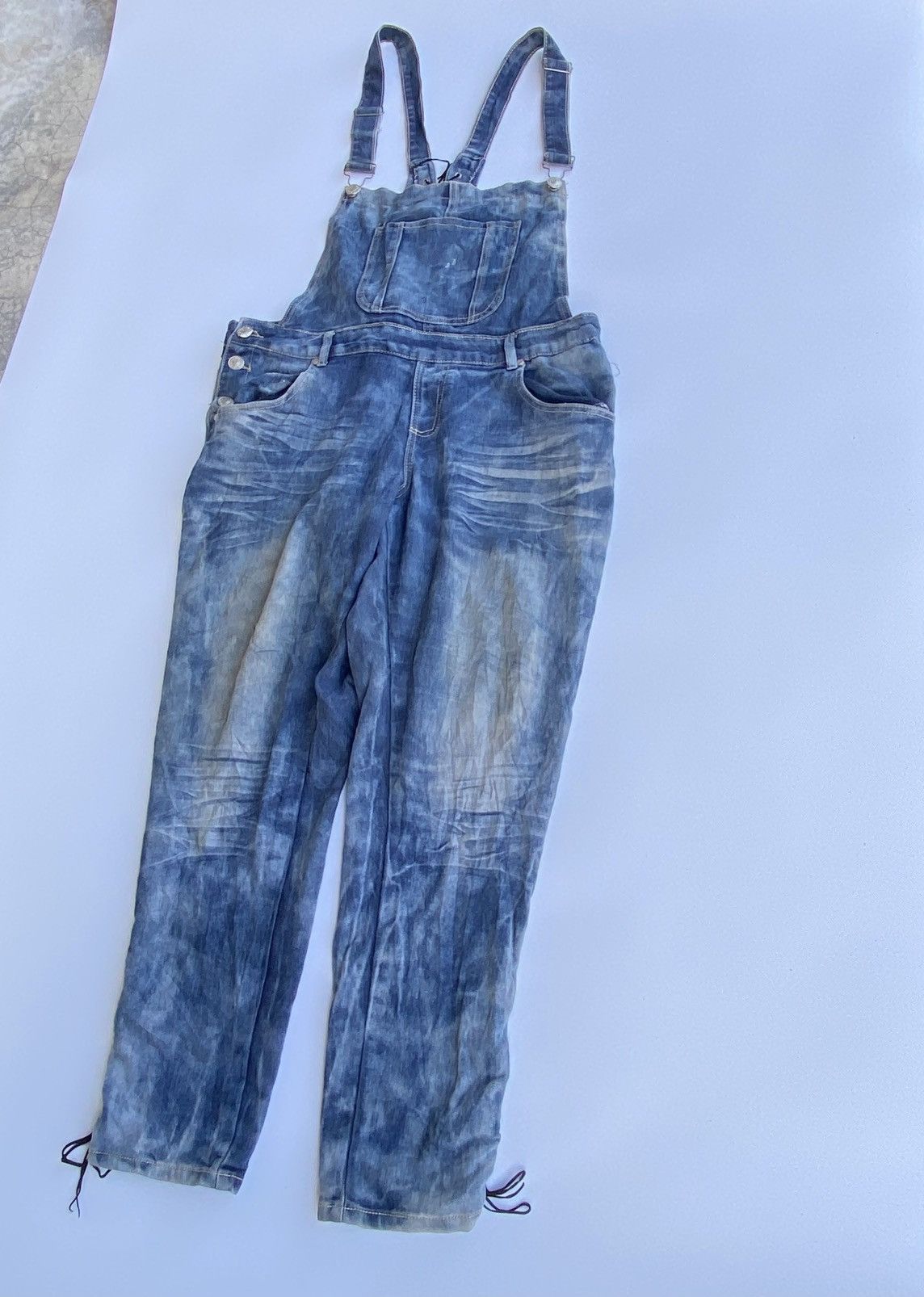 Other Vintage Blue Denim Dungarees Pocket Pullover Jumper Size S Size 27" / US 4 / IT 40 - 2 Thumbnail