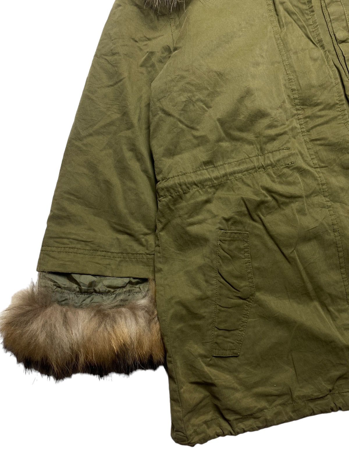 If Six Was Nine × Japanese Brand × Le Grande Bleu (L.G.B.) 2000s Rodeo Crown - Fur Hoodie Jacket Size M / US 6-8 / IT 42-44 - 8 Thumbnail