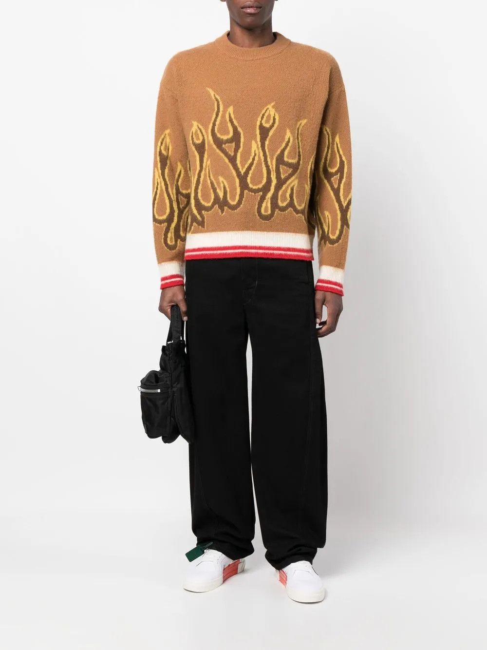 Palm Angels o1y0325 Crewneck Sweater in Multicolor Size US M / EU 48-50 / 2 - 5 Thumbnail