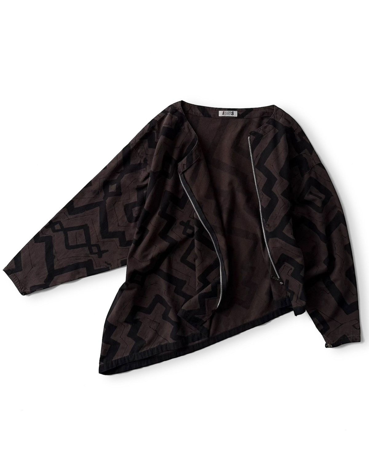 Issey Miyake IS ISSEY MIYAKE ASYMMETRIC ZIP JACKET SHIRT Size US M / EU 48-50 / 2 - 10 Thumbnail