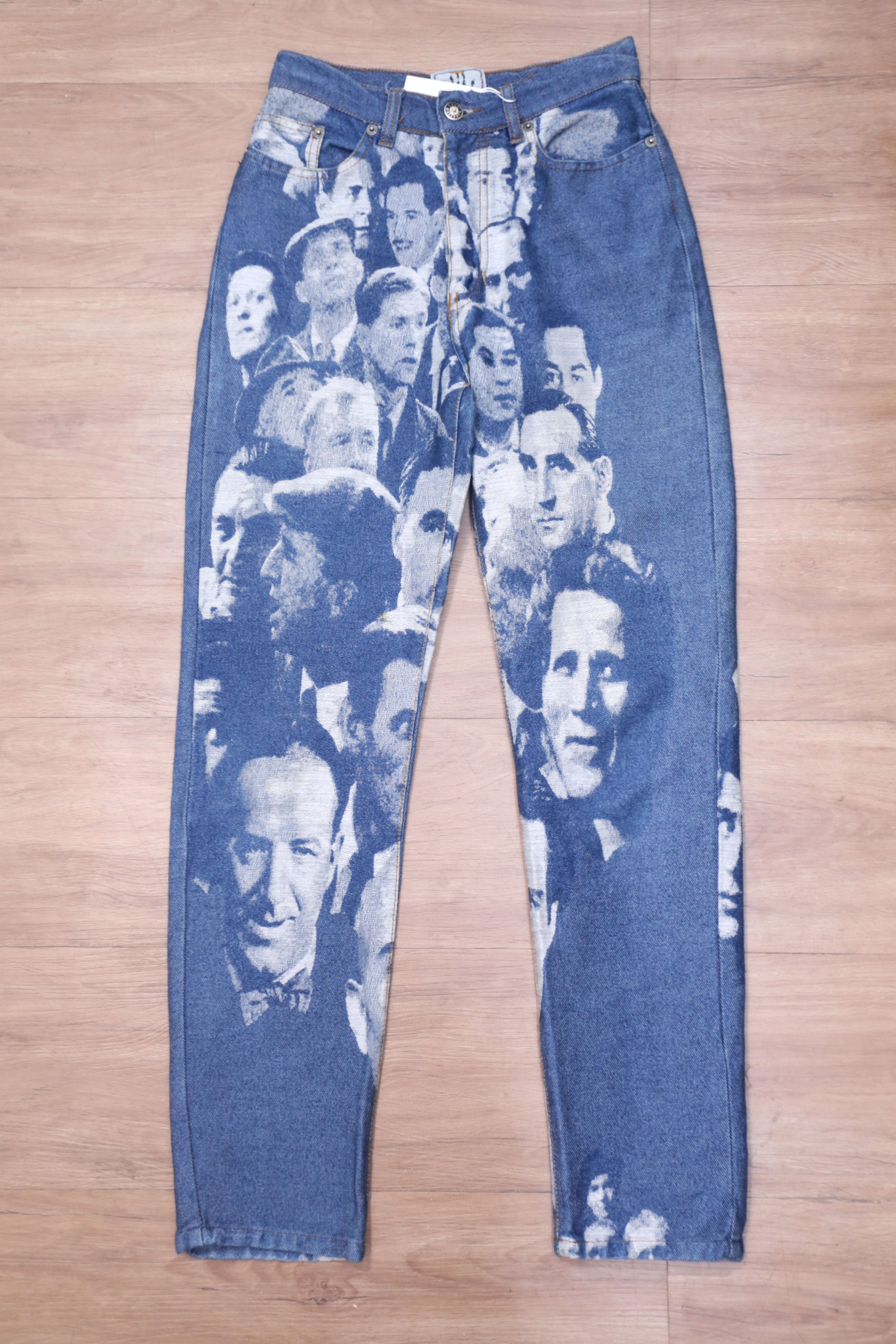 Jean Paul Gaultier F/W 92 Jacquard Face Denim Jean