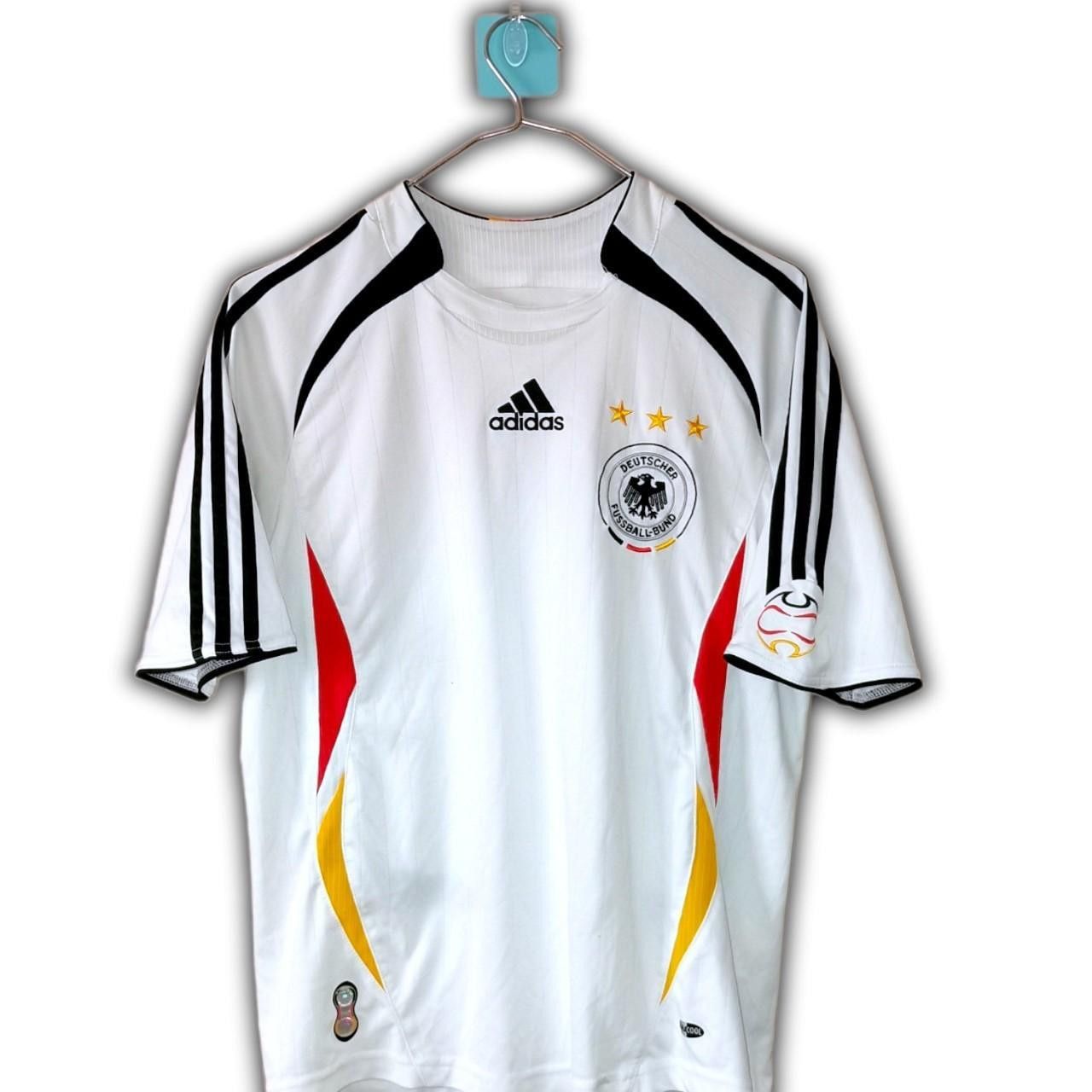 Adidas Germany 2006 2007 Home Shirt Jersey trikot Size US S / EU 44-46 / 1 - 1 Thumbnail
