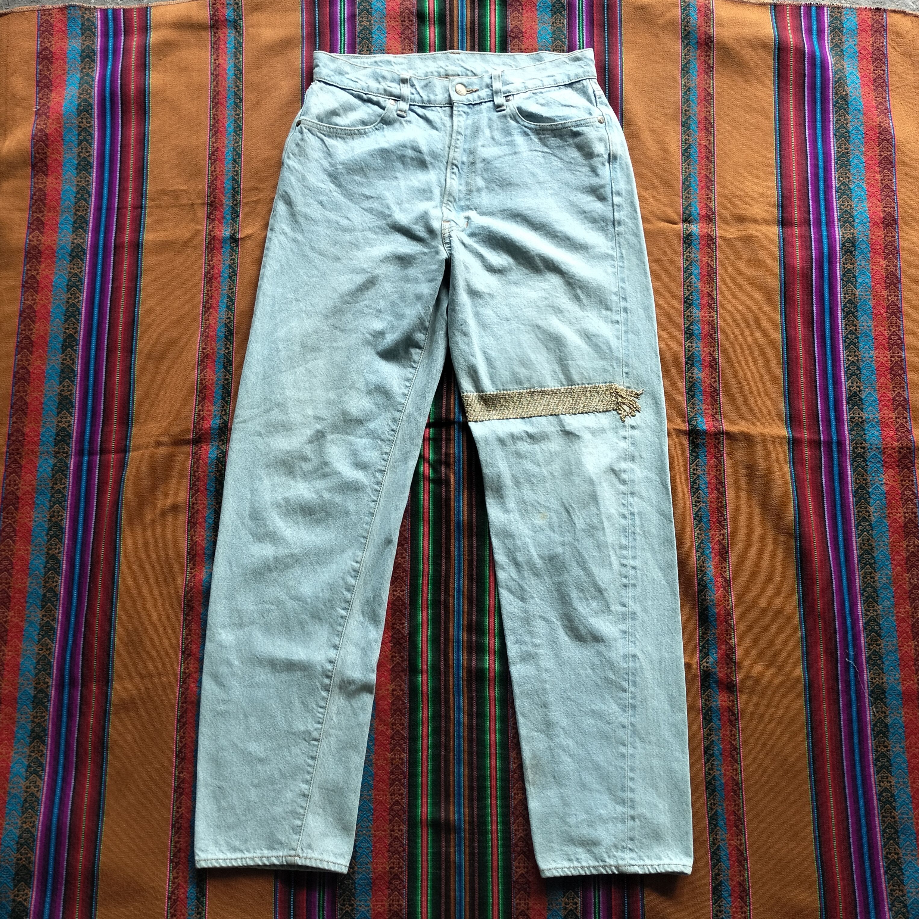 Tete Homme 20AW Kiminori morishita and yellow chain denim Size US 30 / EU 46 - 1 Thumbnail