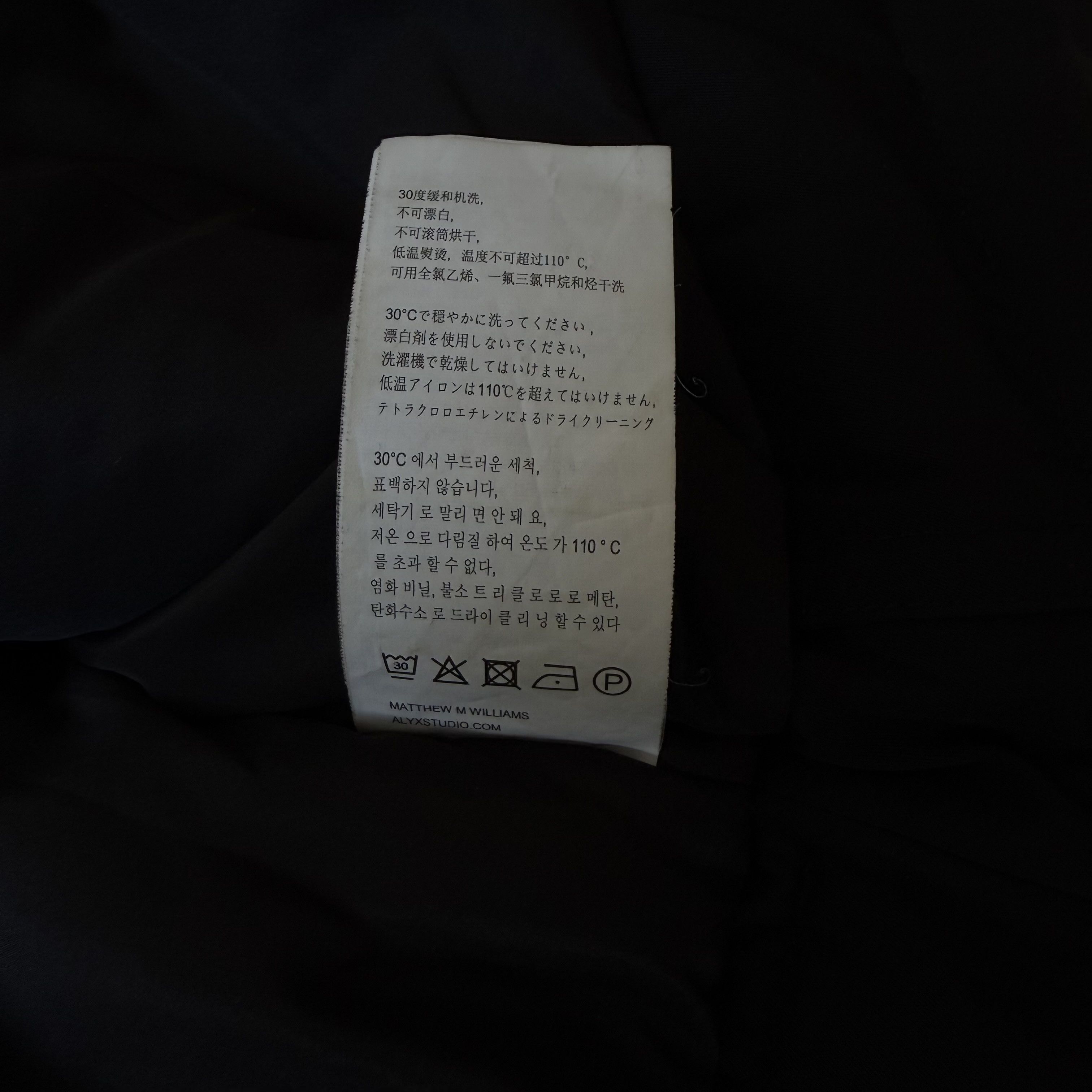 1017 ALYX 9SM 1017 ALYX 9SM Black Aviator Bomber Jacket Size US XL / EU 56 / 4 - 9 Thumbnail