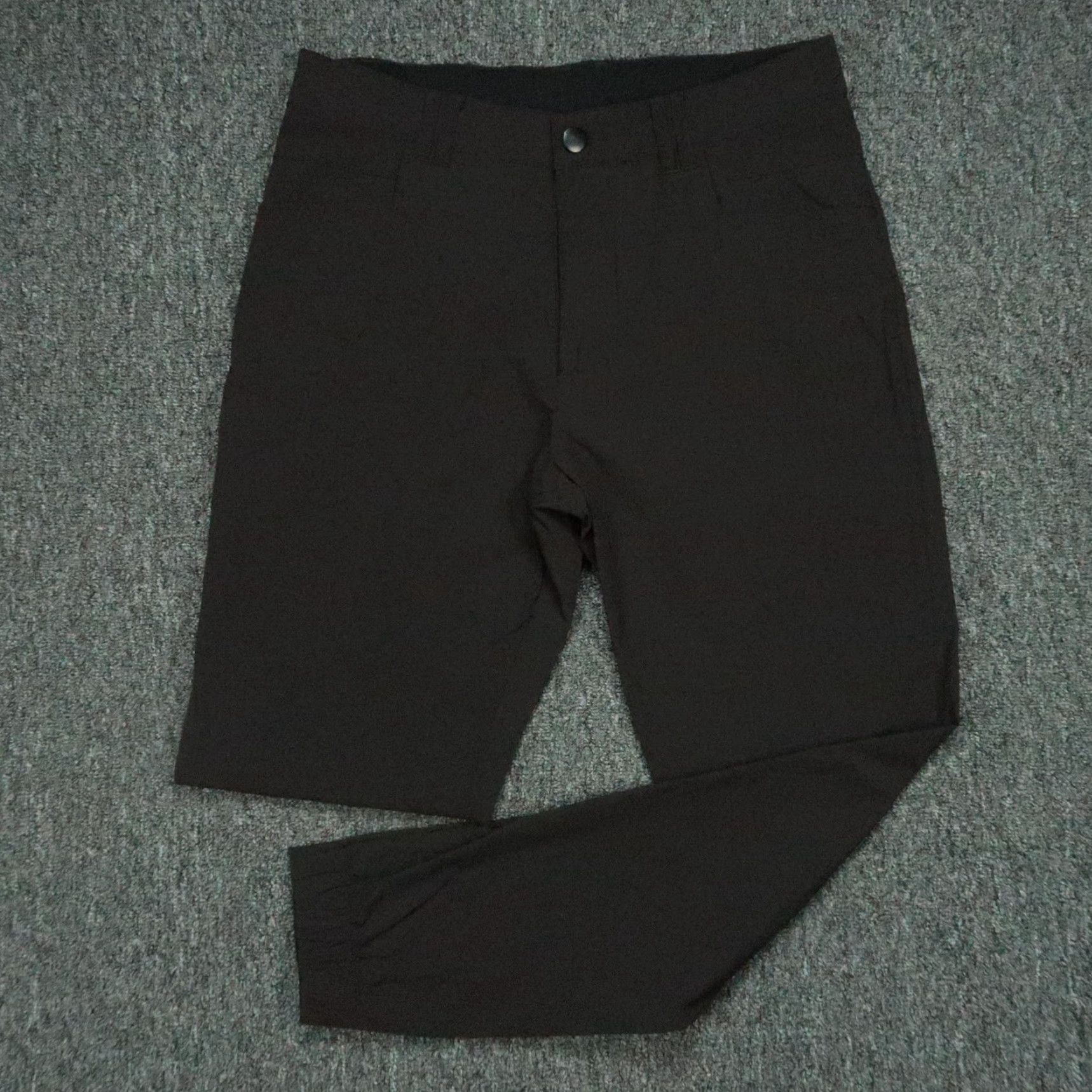 Vintage BYLT Pants Mens 31x29 Black Everyday Chino Zip Pocket Trouser Slim Tapered Front 29in Inseam 31in Waist Slash Pocket Size US 31 - 2 Thumbnail