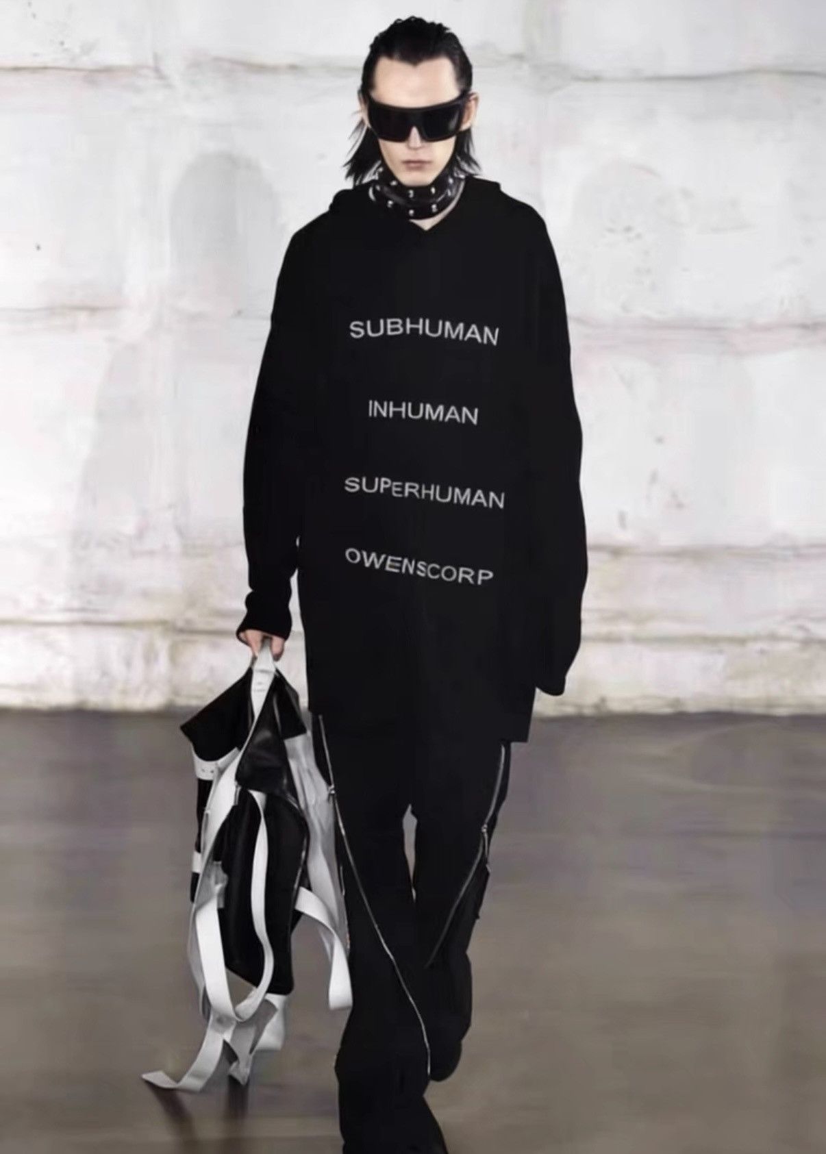 Rick Owens 【Rick Owens】22FW Runway Black Hooded Sweatshirt Size US S / EU 44-46 / 1 - 9 Thumbnail