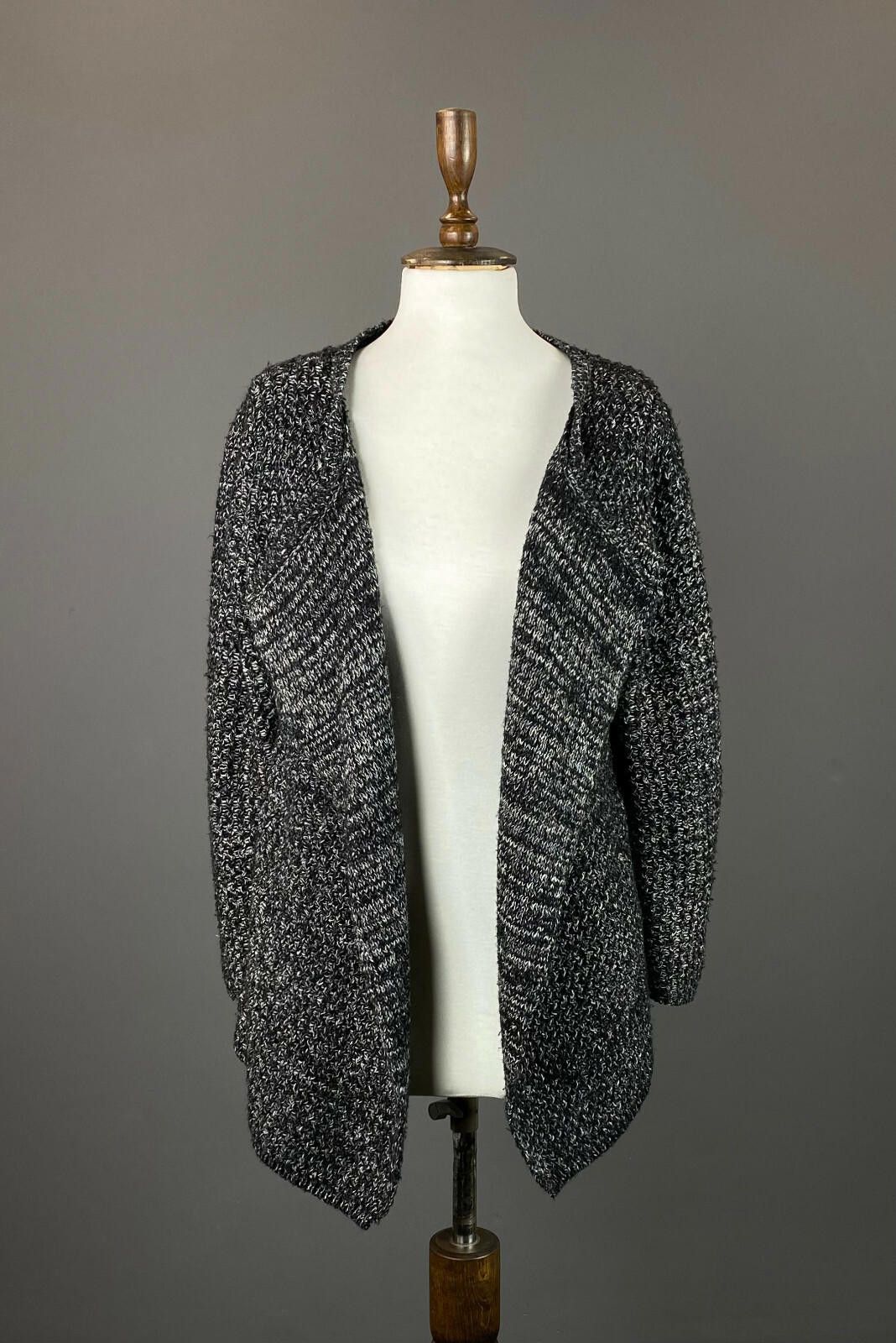 Woolrich Woolen Mills Ladies Woolrich Gray Wool Open Front Cardigan Sweater Size M / US 6-8 / IT 42-44 - 1 Thumbnail