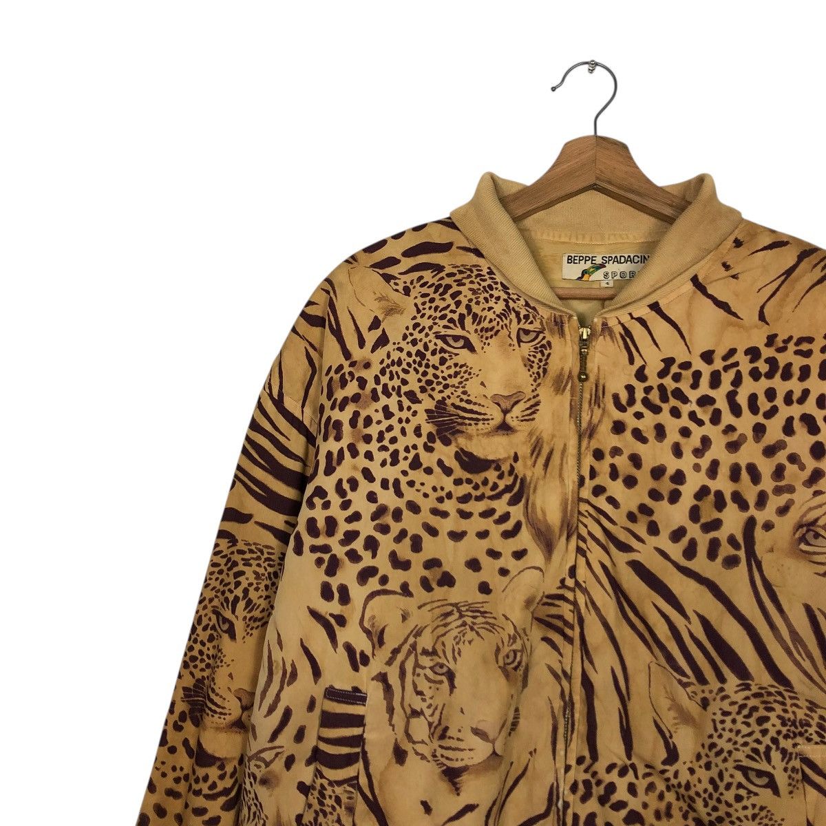 Hysteric Glamour 🔥VINTAGE BOMBER JACKET BEPPE SPADACINI SPORTS TIGER STYLE Size US M / EU 48-50 / 2 - 9 Thumbnail