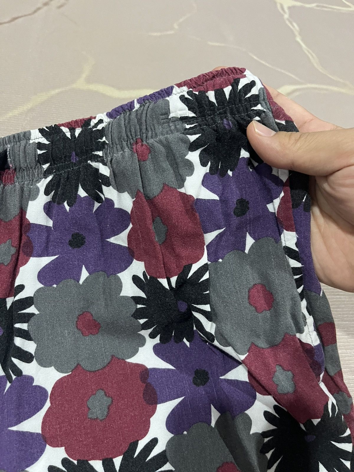 Uniqlo Uniqlo x SOU SOU Floral Cropped Pants Size 27" / US 4 / IT 40 - 4 Thumbnail