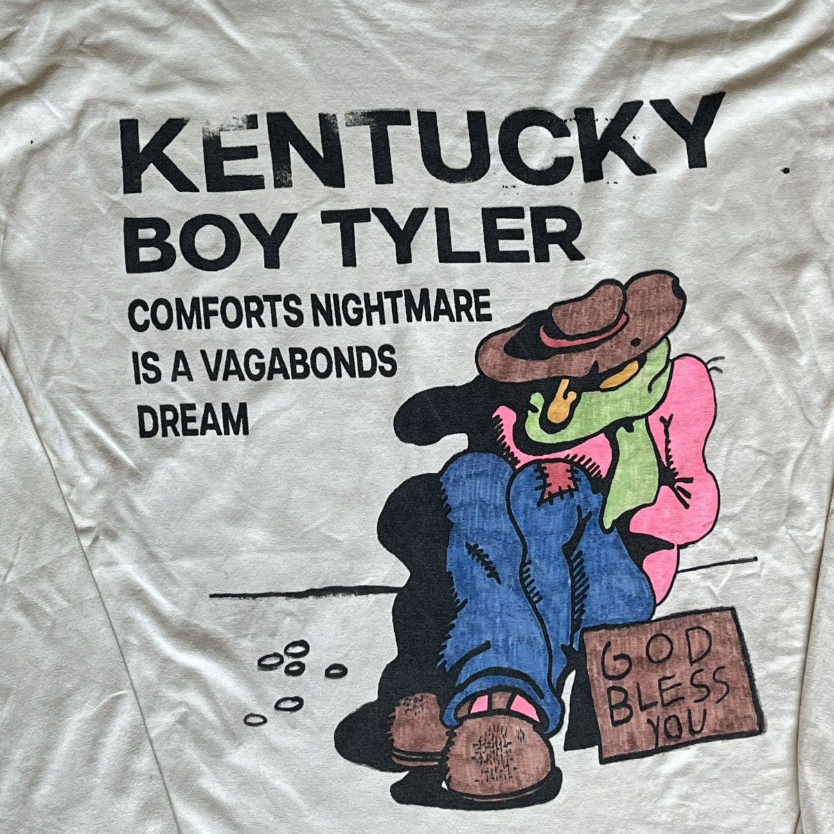 Kentucky Boy Tyler Kentucky Boy Tyler Vagabond Revived Longsleeve Tee Vintage Size US XXL / EU 58 / 5 - 4 Thumbnail