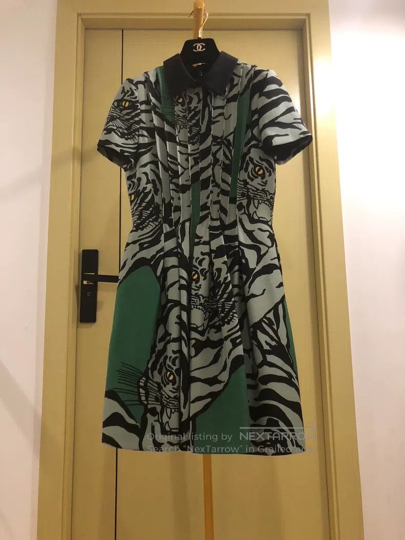 Valentino Valentino Tiger print dress Size S / US 4 / IT 40 - 1 Thumbnail