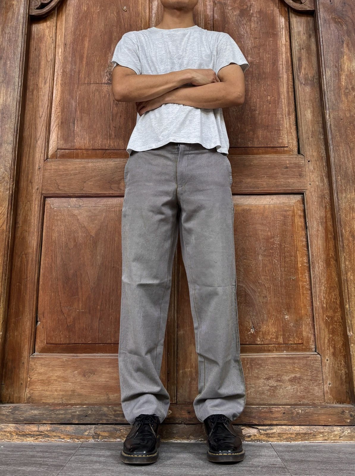 Comme des Garcons Homme Plus FREE TAX! 90s Algae Effect Trousers - 29” Size US 29 - 1 Thumbnail