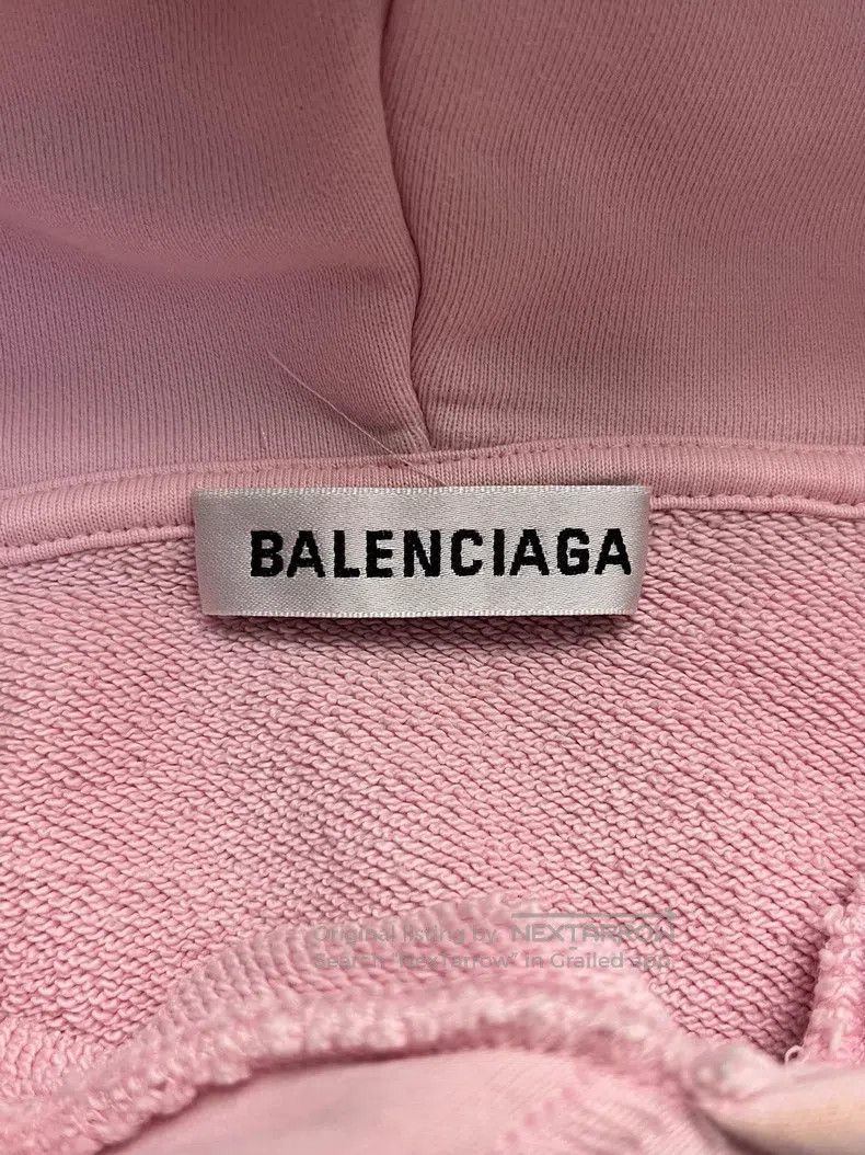 Balenciaga Balenciaga Crew Printed Letter Hoodie Size US S / EU 44-46 / 1 - 3 Thumbnail