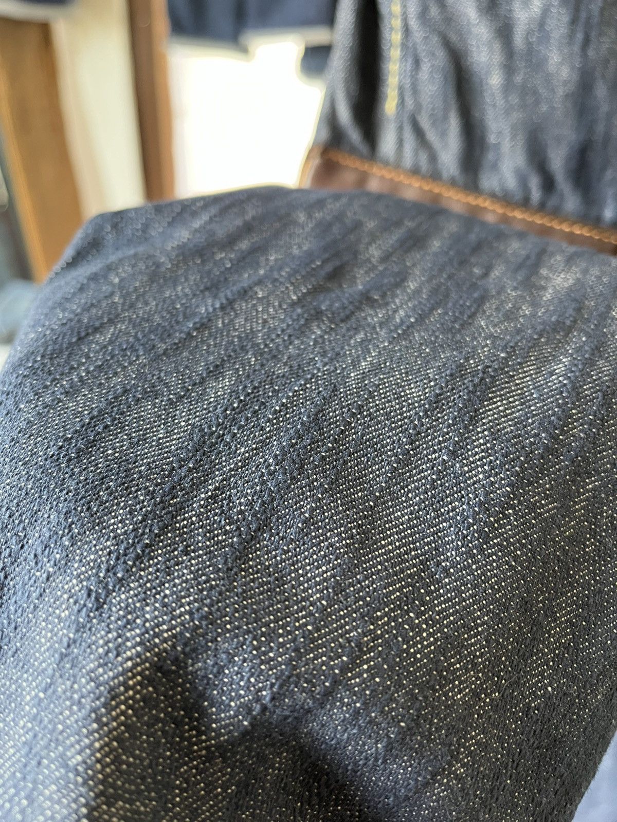 Pure Blue Japan RARE Pure Blue Japan Archive 2000s Flare Cut Selvedge Denim Size US 33 - 8 Thumbnail