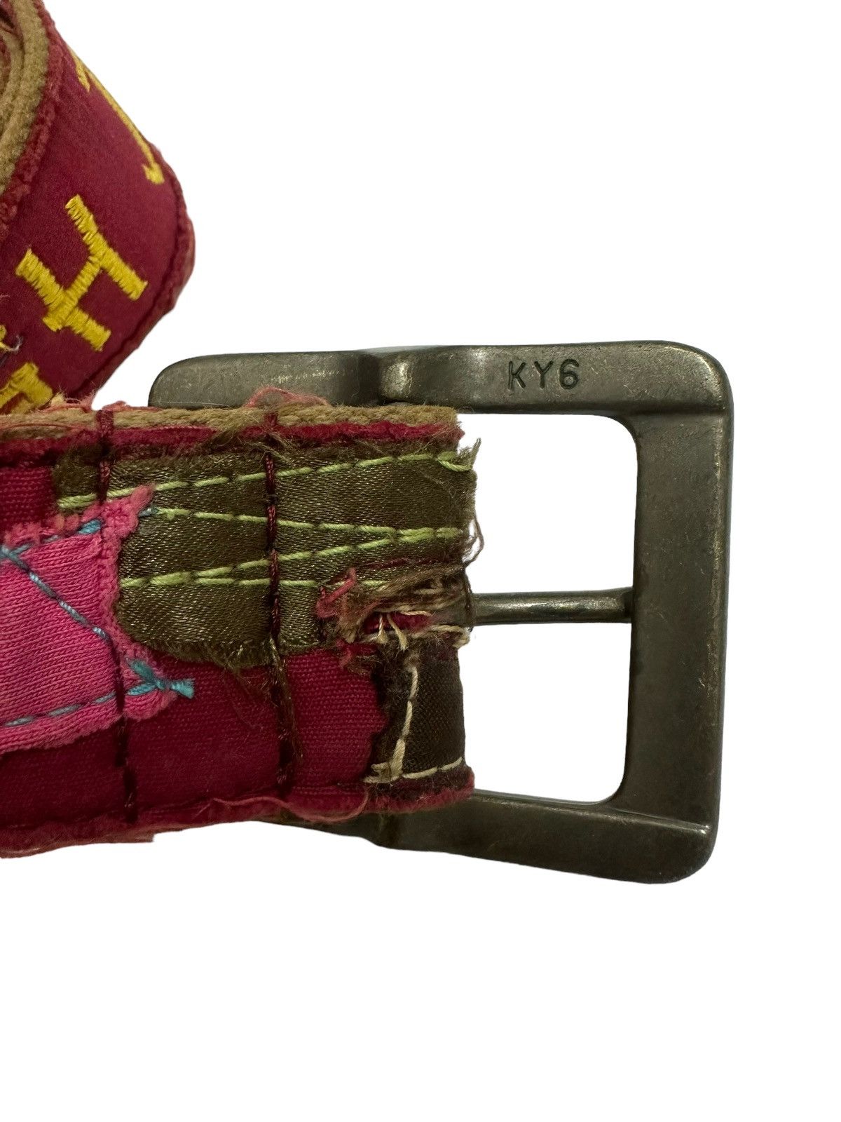 If Six Was Nine Tough Jeansmith Boro Patchwork Multicolor Belt Size ONE SIZE - 8 Thumbnail