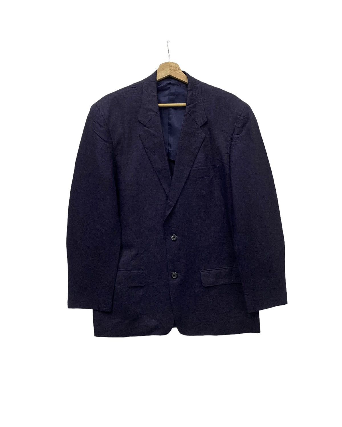 Y's × Y's for Men × Yohji Yamamoto 🔥RARE LQ YS FOR MEN DARK PURPLE BLAZER JACKET Size US M / EU 48-50 / 2 - 4 Thumbnail