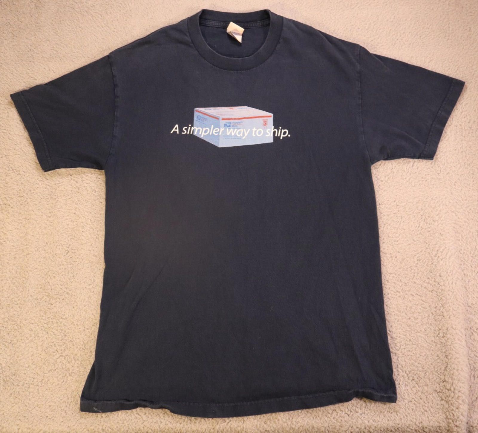 Marina Rinaldi US Post Office Blue Shirt Large Simpler Way To Ship Made USA Size US L / EU 52-54 / 3 - 2 Thumbnail