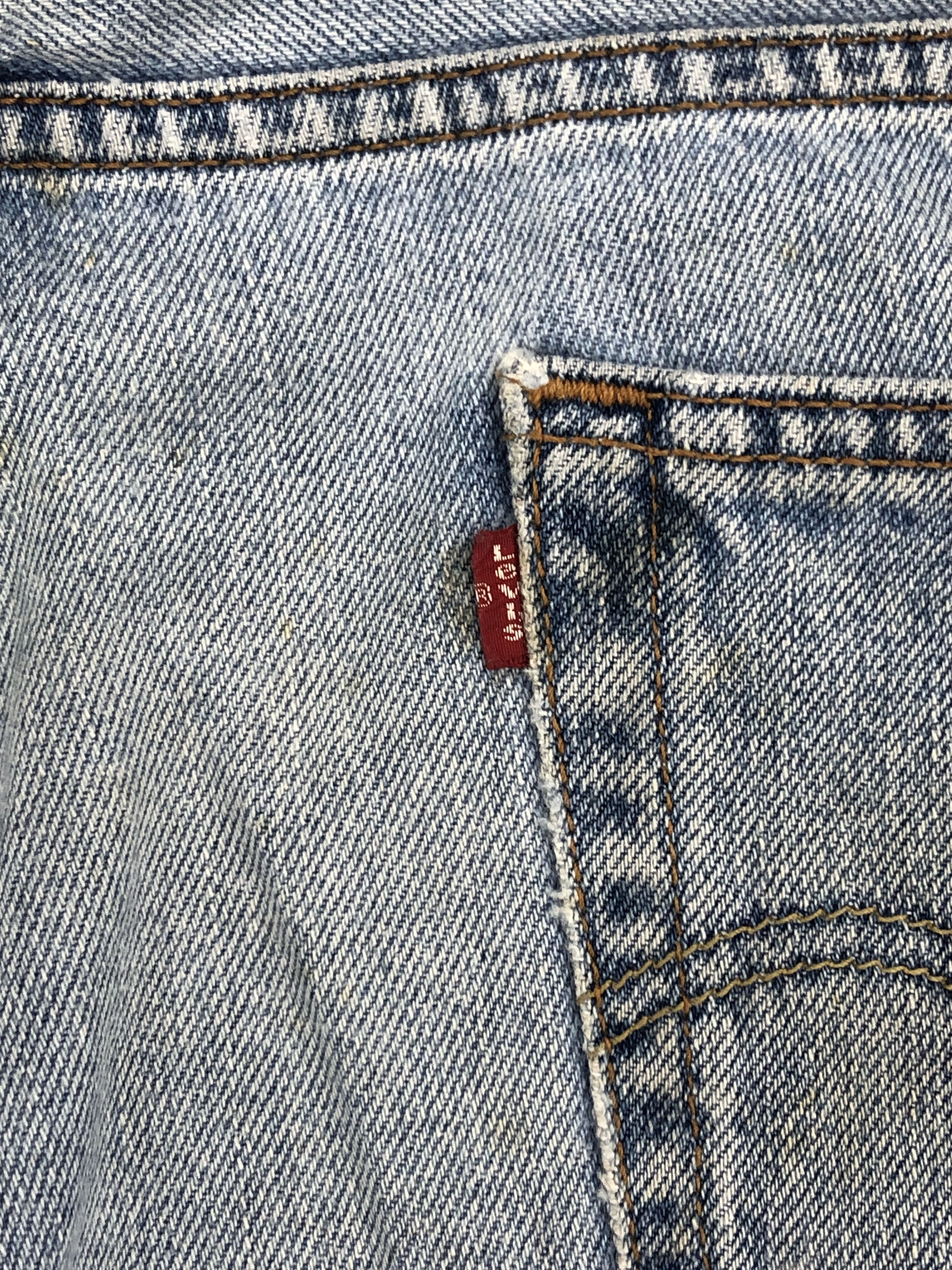 Levi's × Vintage Dirty Faded Blue Vintage Levis 550 Jeans Size US 35 - 6 Thumbnail
