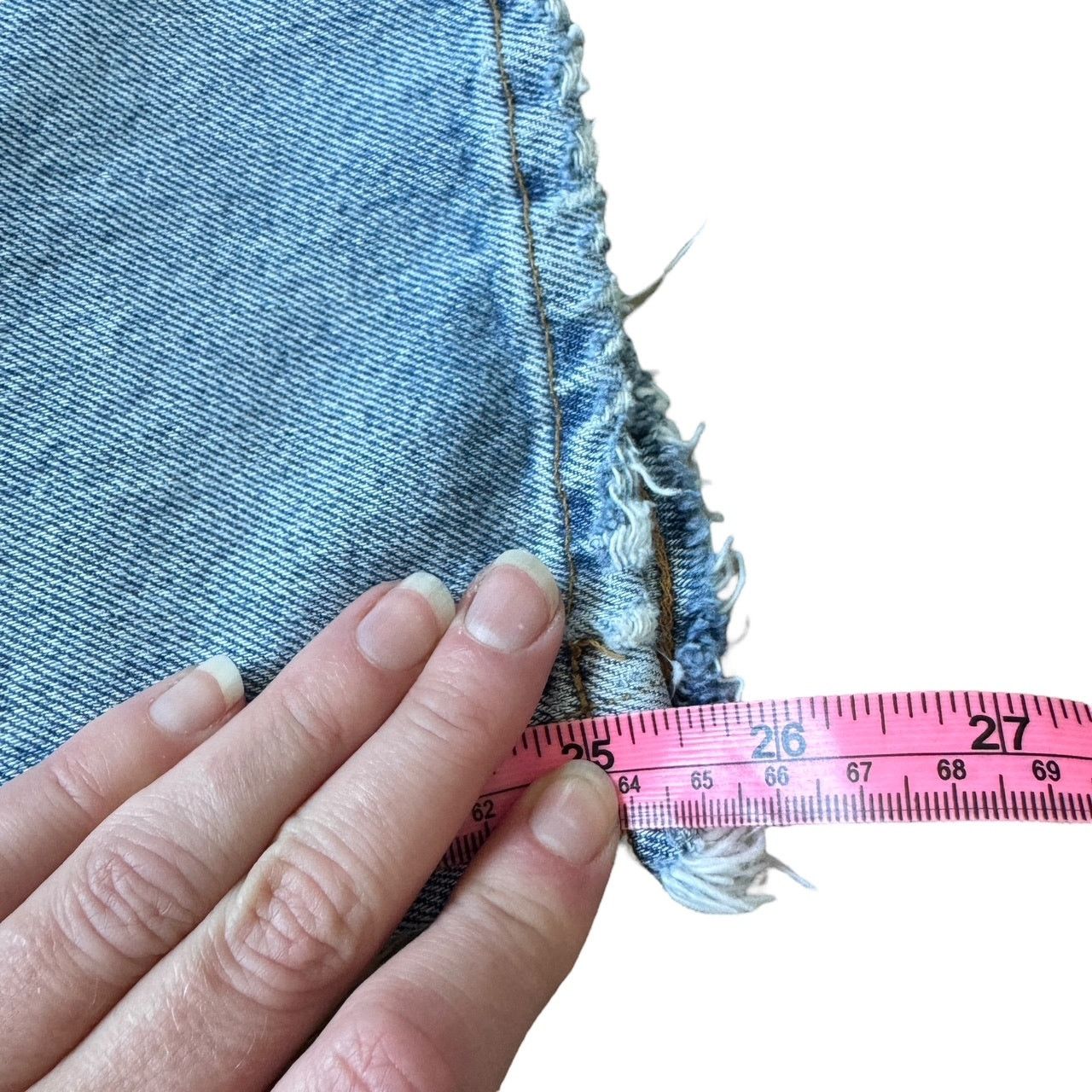 Agolde AGOLDE 90s Crop Jean Echo Wash Distressed Size 24" / US 00 / IT 34 - 11 Thumbnail